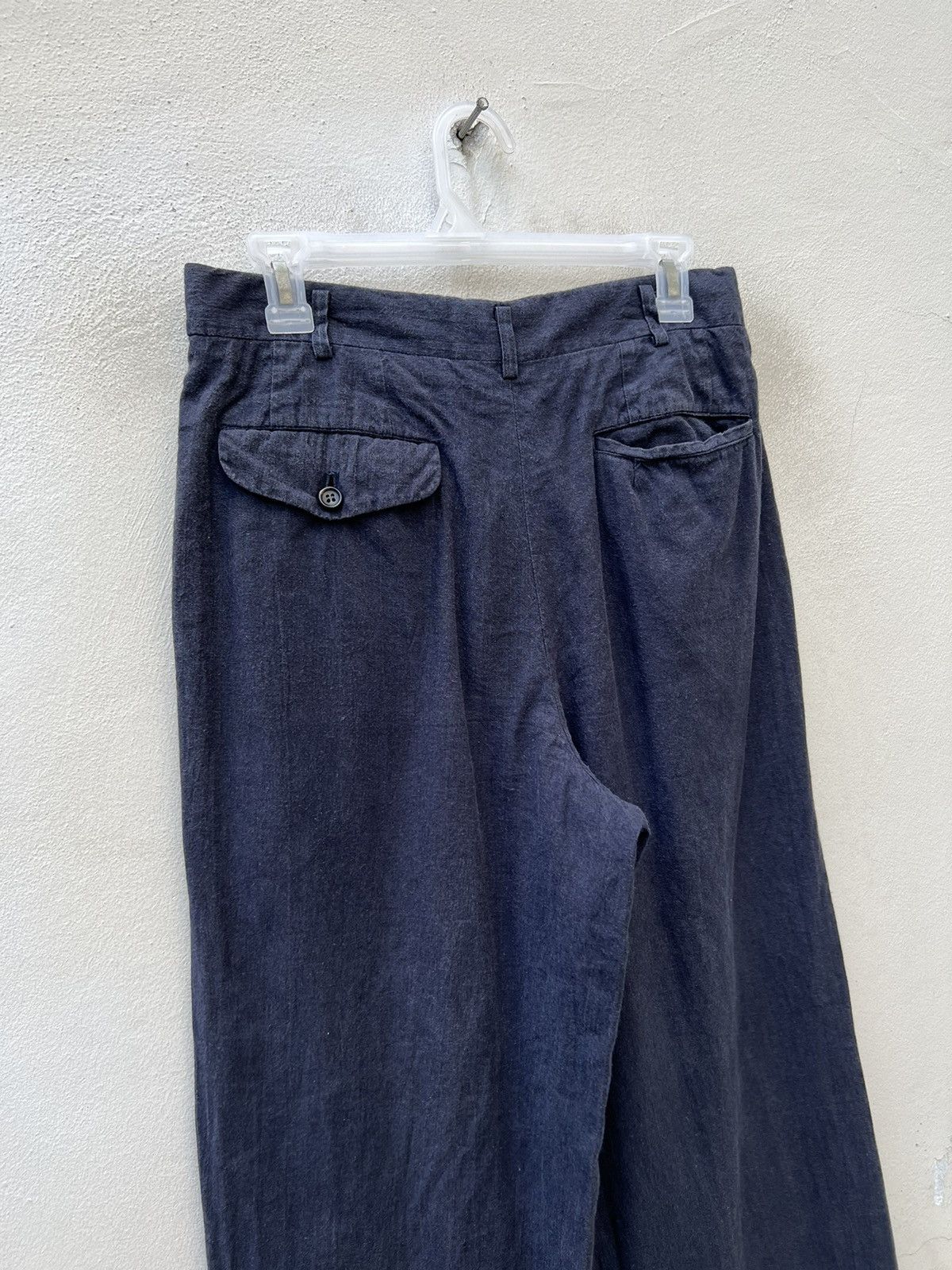 Comme des Garcons Homme Vintage 1989 CDGH AD1989 Sun Fade Linen Blend Baggy Trouser Size US 30 / EU 46 - 10 Thumbnail