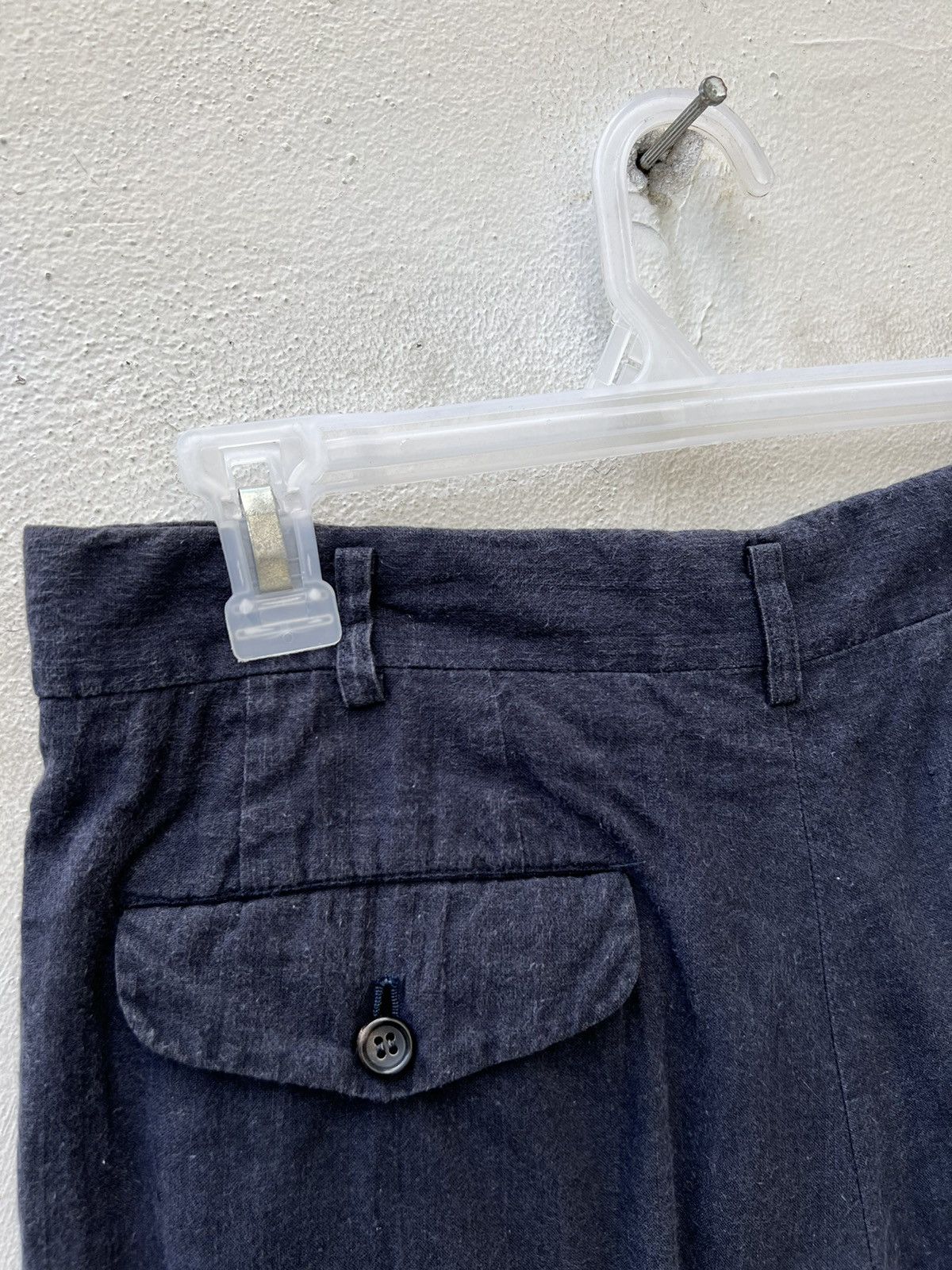 Comme des Garcons Homme Vintage 1989 CDGH AD1989 Sun Fade Linen Blend Baggy Trouser Size US 30 / EU 46 - 11 Thumbnail