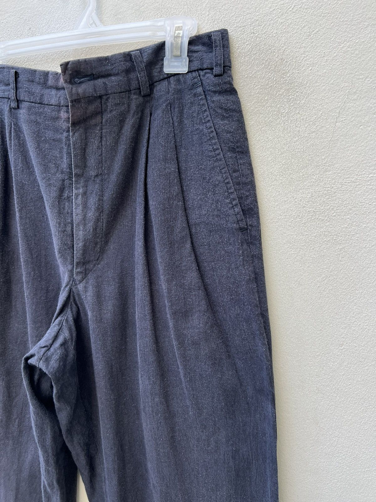 Comme des Garcons Homme Vintage 1989 CDGH AD1989 Sun Fade Linen Blend Baggy Trouser Size US 30 / EU 46 - 6 Thumbnail