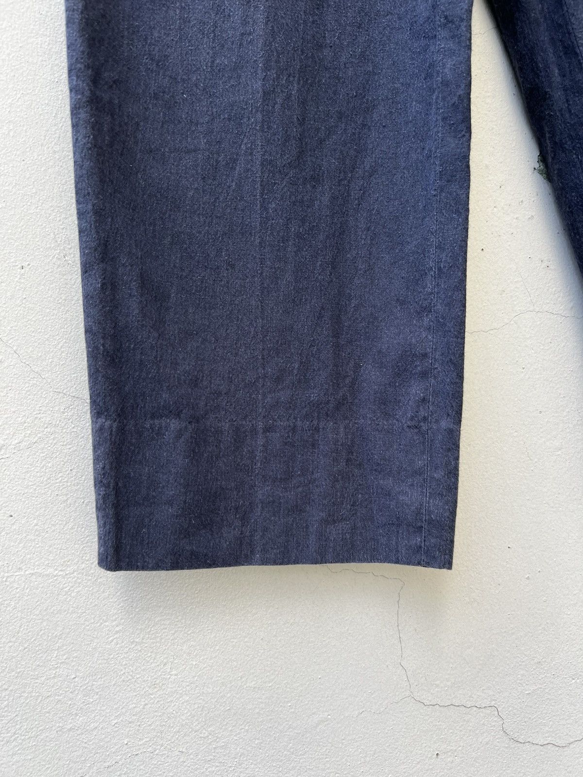 Comme des Garcons Homme Vintage 1989 CDGH AD1989 Sun Fade Linen Blend Baggy Trouser Size US 30 / EU 46 - 5 Thumbnail