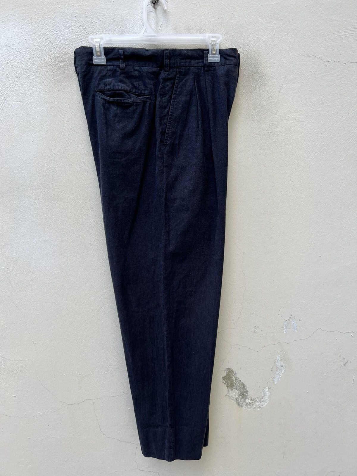 Comme des Garcons Homme Vintage 1989 CDGH AD1989 Sun Fade Linen Blend Baggy Trouser Size US 30 / EU 46 - 17 Thumbnail