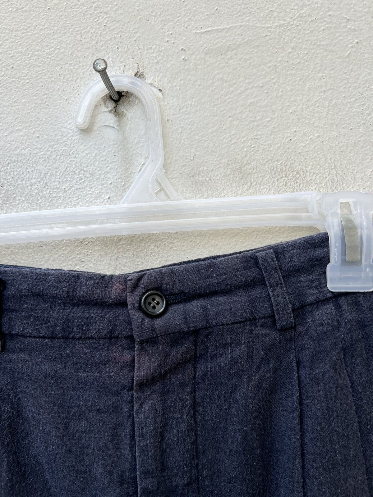 Comme des Garcons Homme Vintage 1989 CDGH AD1989 Sun Fade Linen Blend Baggy Trouser Size US 30 / EU 46 - 2 Thumbnail