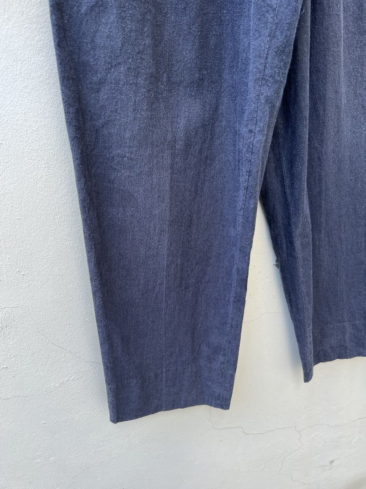 Comme des Garcons Homme Vintage 1989 CDGH AD1989 Sun Fade Linen Blend Baggy Trouser Size US 30 / EU 46 - 4 Thumbnail