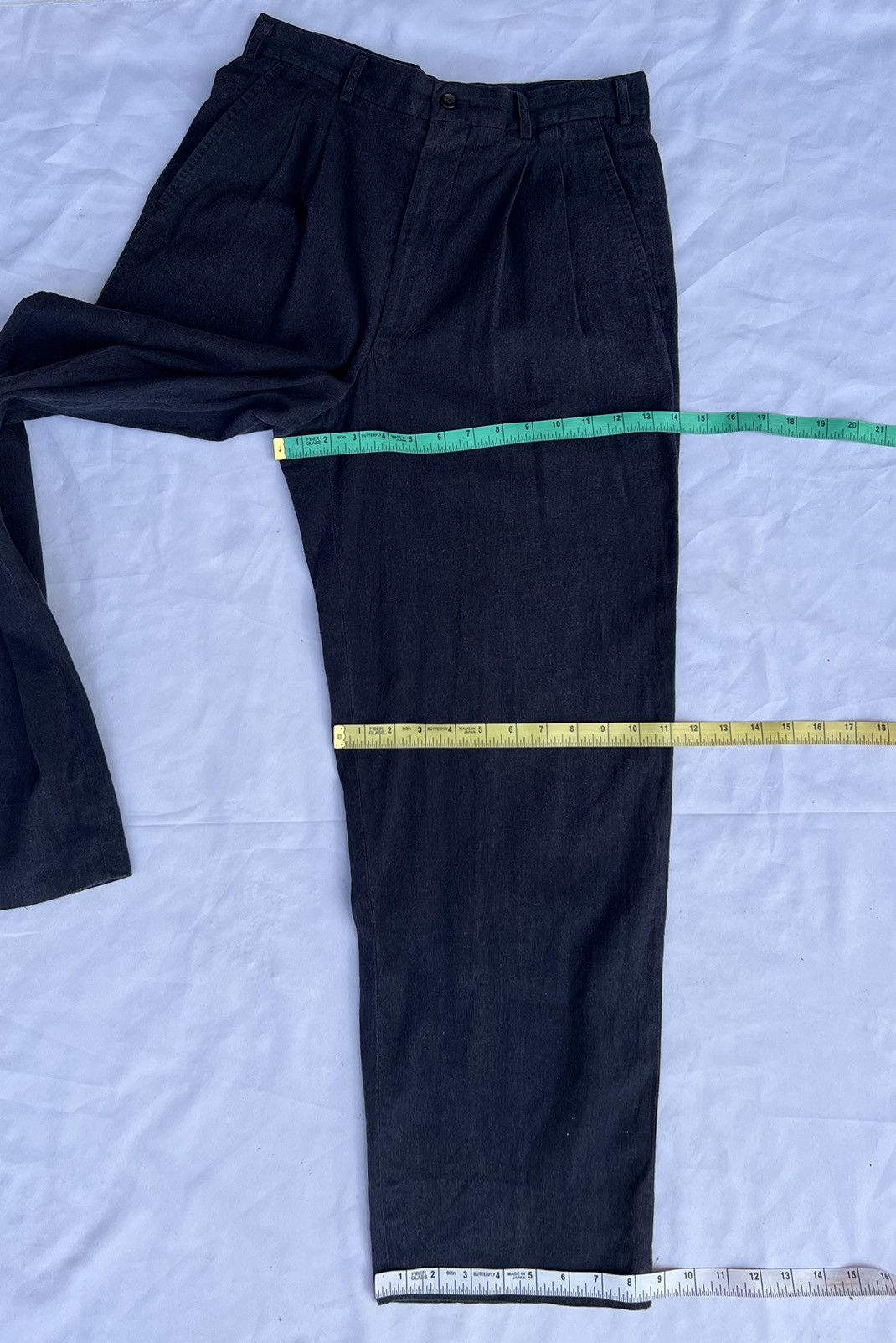 Comme des Garcons Homme Vintage 1989 CDGH AD1989 Sun Fade Linen Blend Baggy Trouser Size US 30 / EU 46 - 23 Thumbnail