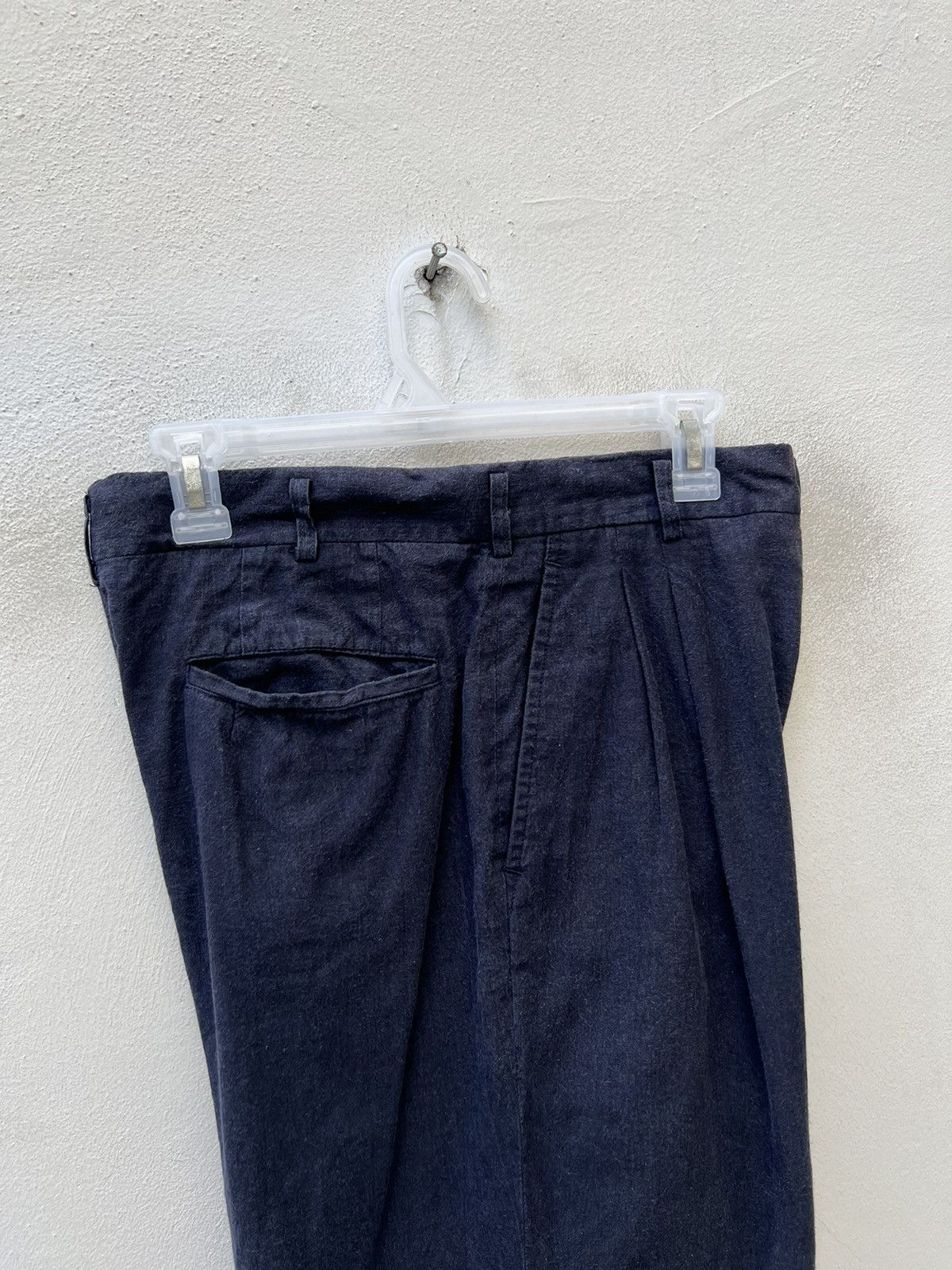 Comme des Garcons Homme Vintage 1989 CDGH AD1989 Sun Fade Linen Blend Baggy Trouser Size US 30 / EU 46 - 18 Thumbnail