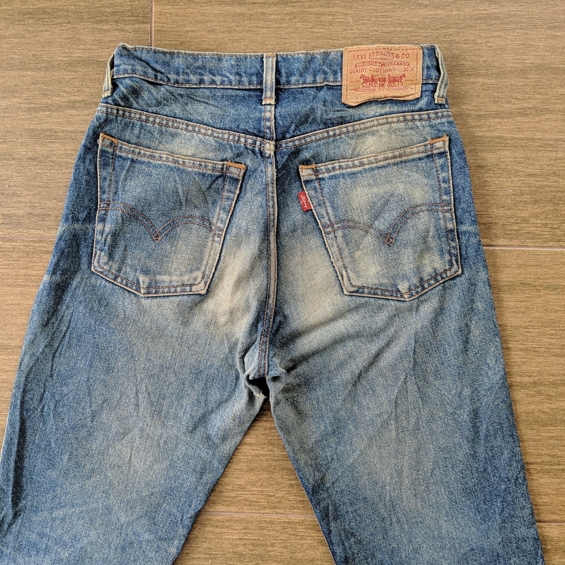 Levi's W28🔥Levi's 515 Faded Distressed Sick Denim Jeans Pants Size US 28 / EU 44 - 10 Thumbnail