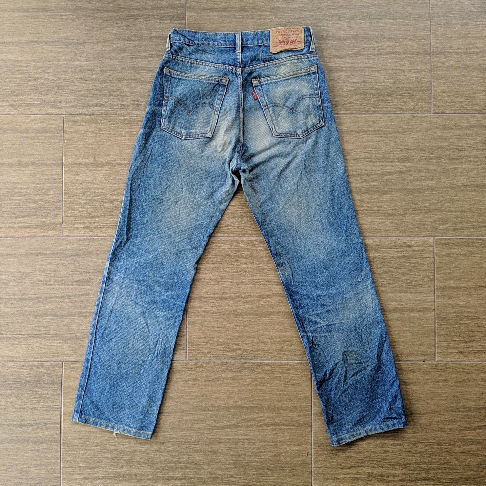 Levi's W28🔥Levi's 515 Faded Distressed Sick Denim Jeans Pants Size US 28 / EU 44 - 9 Thumbnail