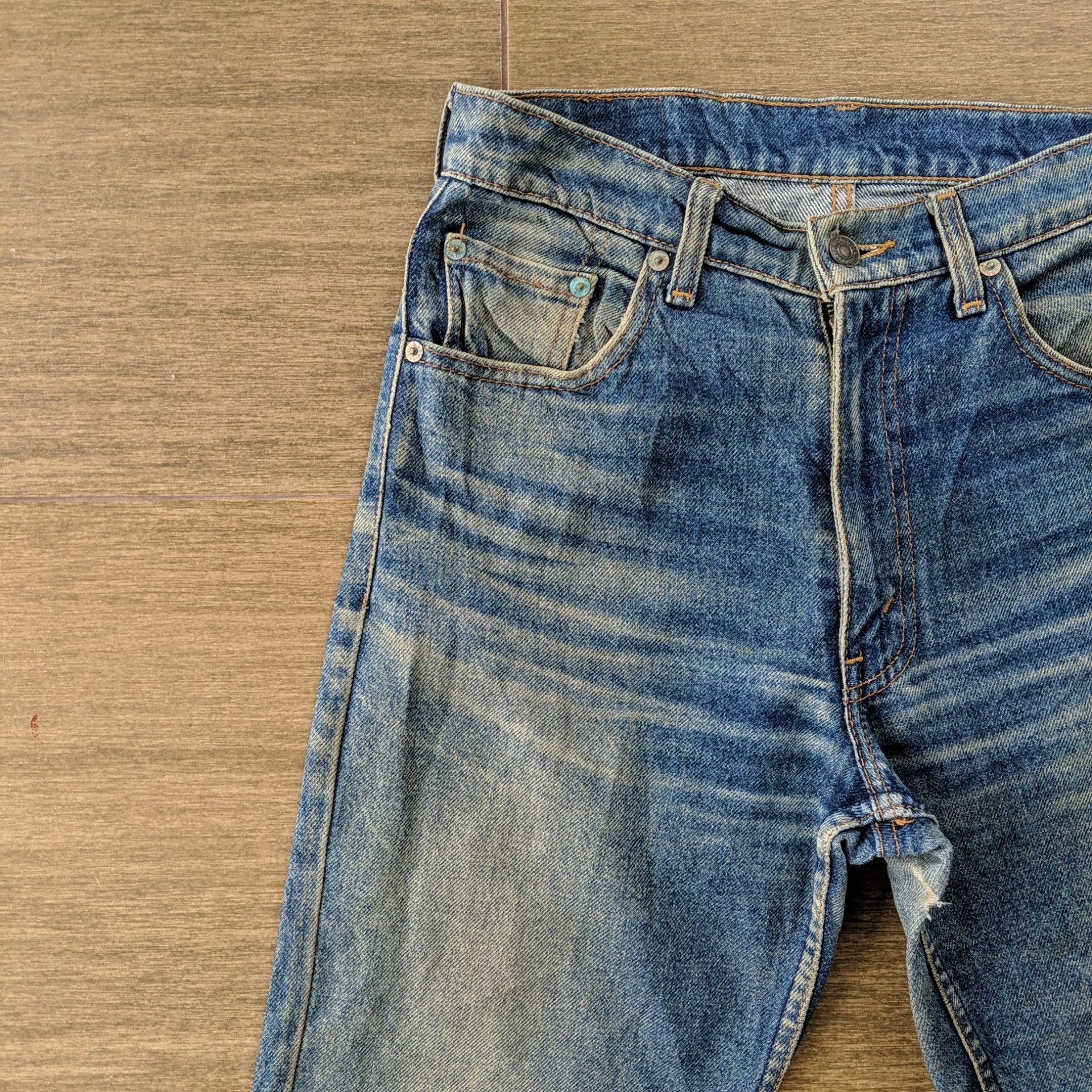 Levi's W28🔥Levi's 515 Faded Distressed Sick Denim Jeans Pants Size US 28 / EU 44 - 3 Thumbnail
