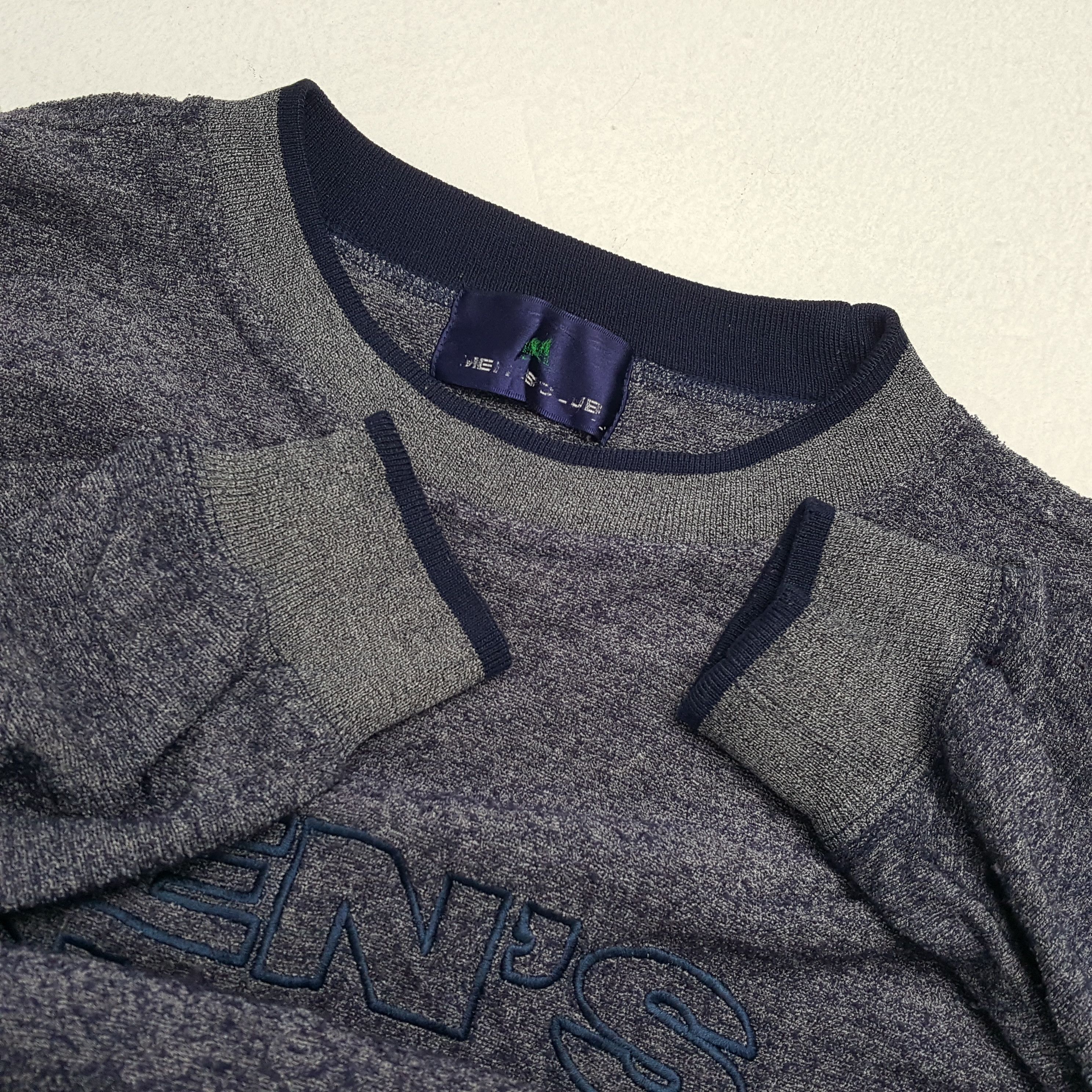 MEN'S CLUB Center Logo Style Vintage Sweatshirt