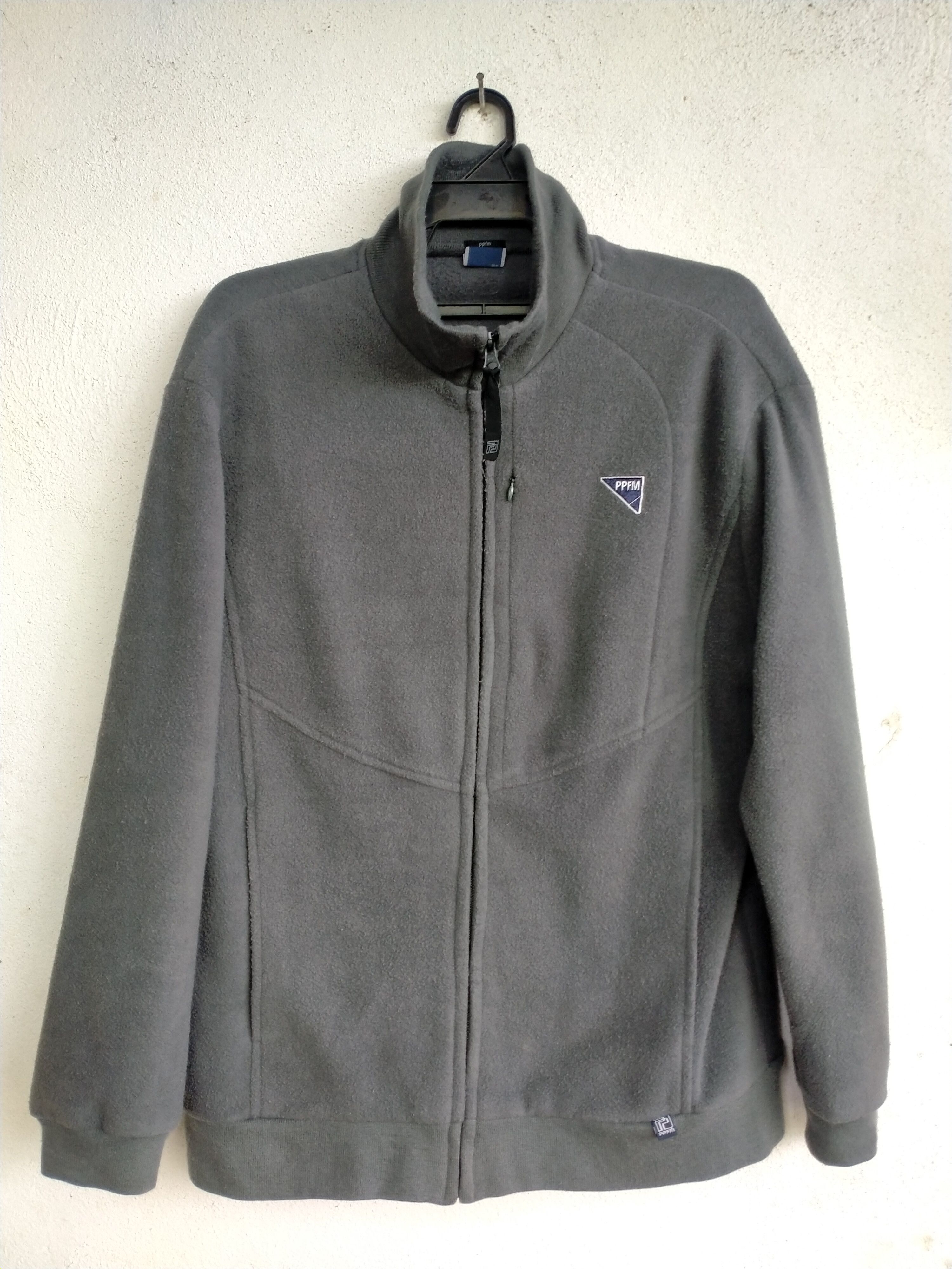 Beauty Beast × Japanese Brand × PPFM Vintage PPFM Zipper Fleece Sweatshirt Size US M / EU 48-50 / 2 - 1 Thumbnail