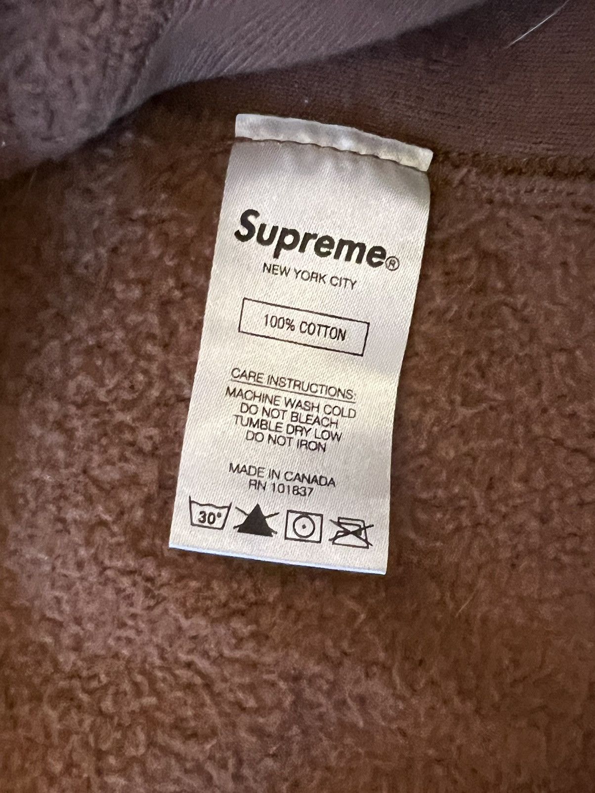 Supreme Supreme Rust Brown Arabic Hoodie Sweatshirt Size US M / EU 48-50 / 2 - 11 Thumbnail