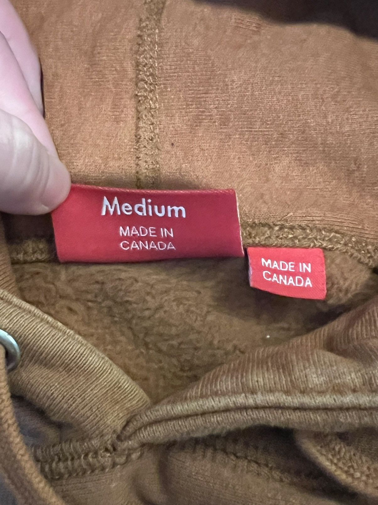 Supreme Supreme Rust Brown Arabic Hoodie Sweatshirt Size US M / EU 48-50 / 2 - 3 Thumbnail