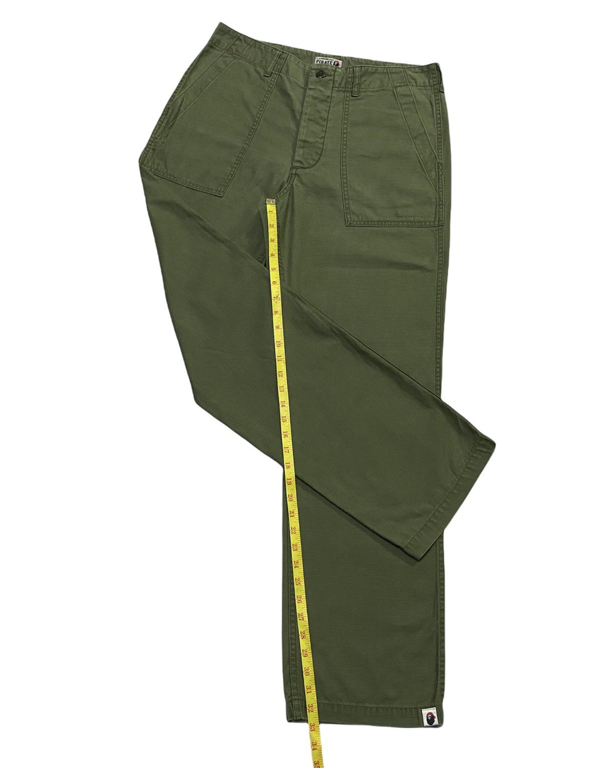 Bape A Bathing Ape X Pirate Baker Pants Size US 33 - 7 Thumbnail