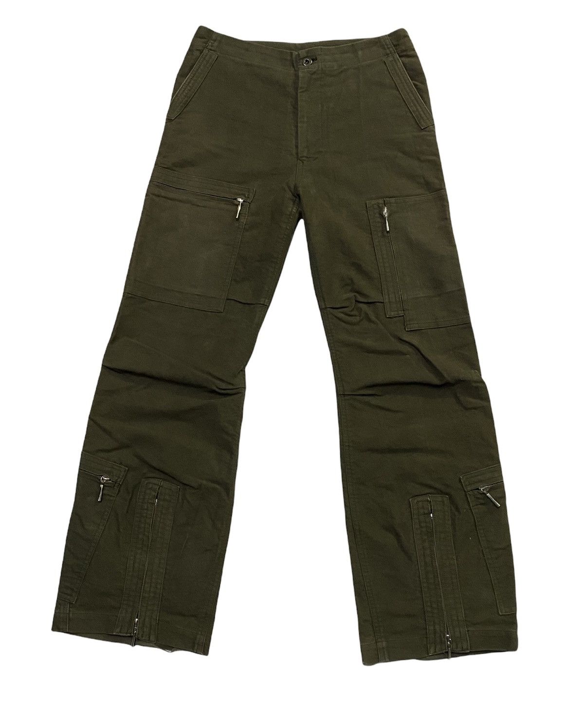 Japanese Brand Japanese Brand Green Astro Utility Cargo Pants Size US 30 / EU 46 - 2 Thumbnail