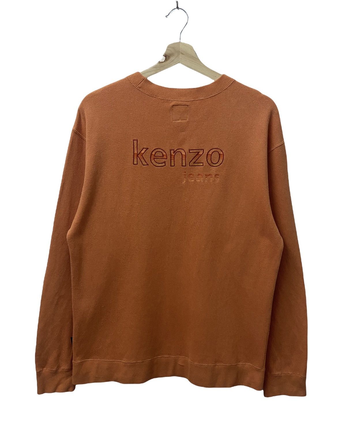 Kenzo Vintage Kenzo Jeans Sweatshirt SpellOut Size US L / EU 52-54 / 3 - 3 Thumbnail
