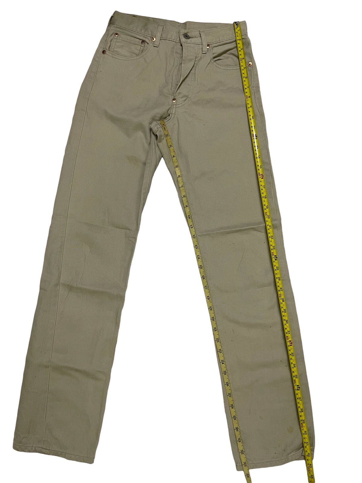Levi's × Levi's Vintage Clothing × Vintage Vintage Levis 701 Big E White Tag Bucket Size US 28 / EU 44 - 4 Thumbnail