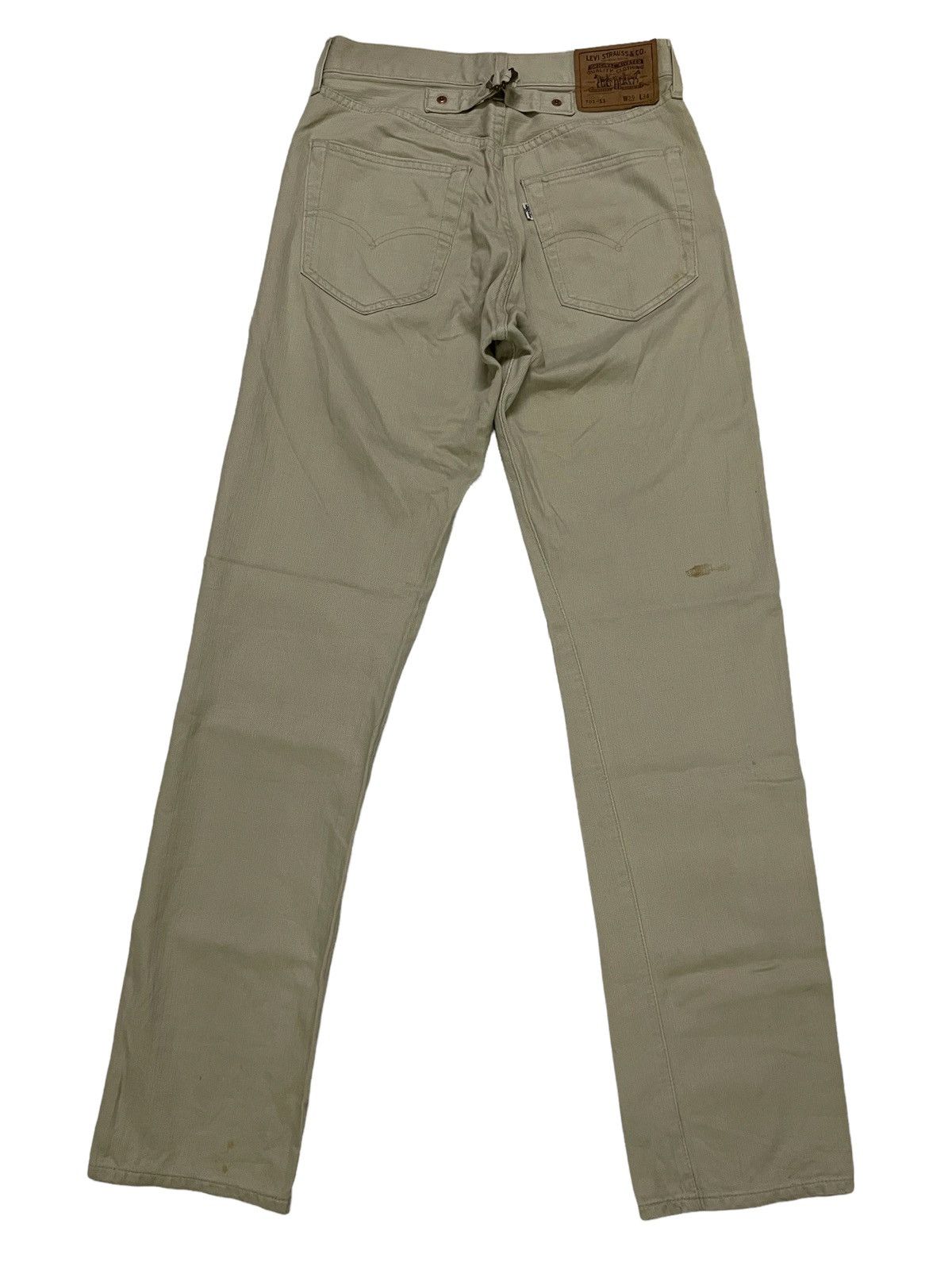 Levi's × Levi's Vintage Clothing × Vintage Vintage Levis 701 Big E White Tag Bucket Size US 28 / EU 44 - 2 Thumbnail