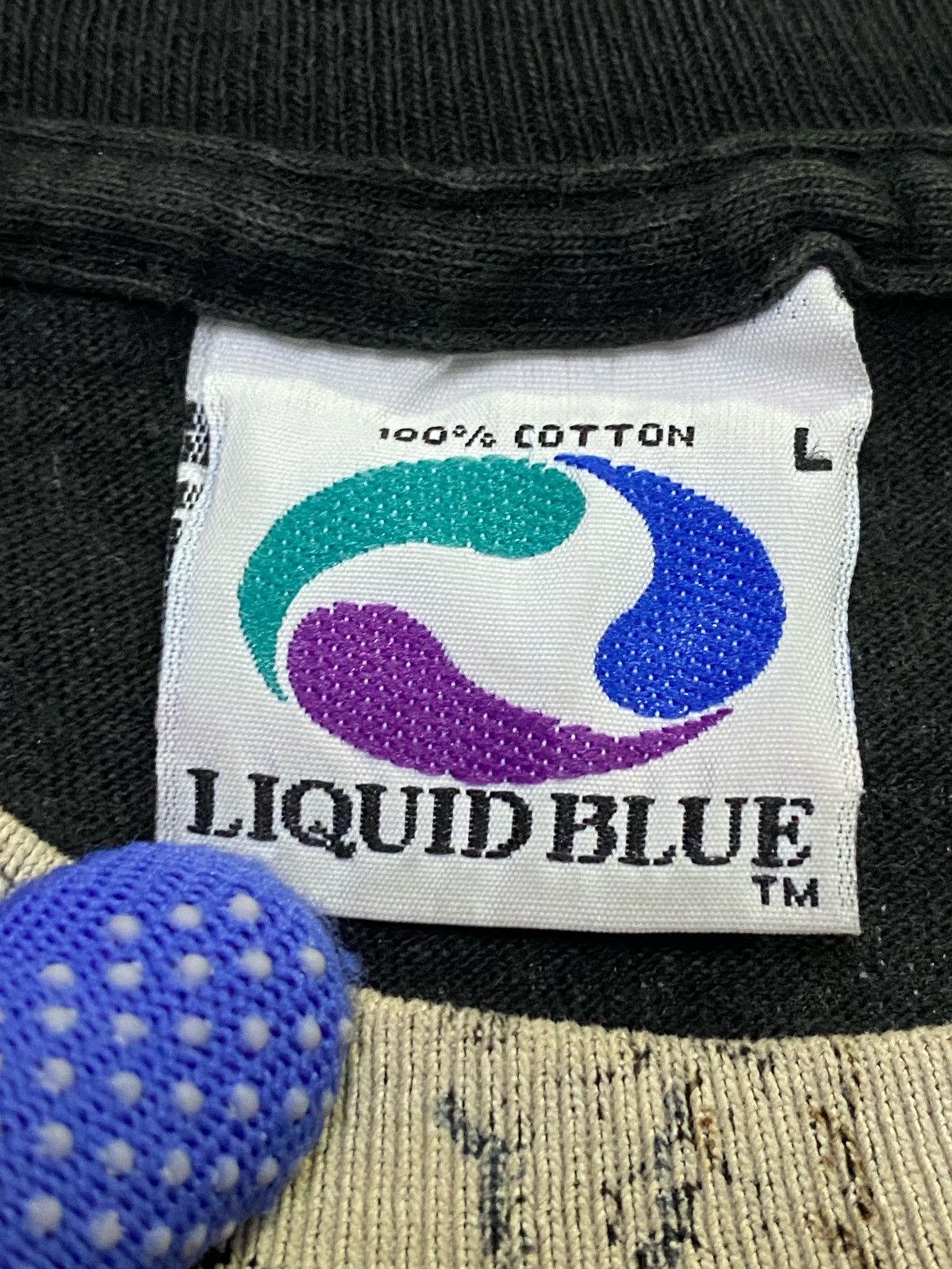 Liquid Blue Vintage 1993 Liquid Blue Madusa Skull All Over Print Tee Size US L / EU 52-54 / 3 - 9 Thumbnail