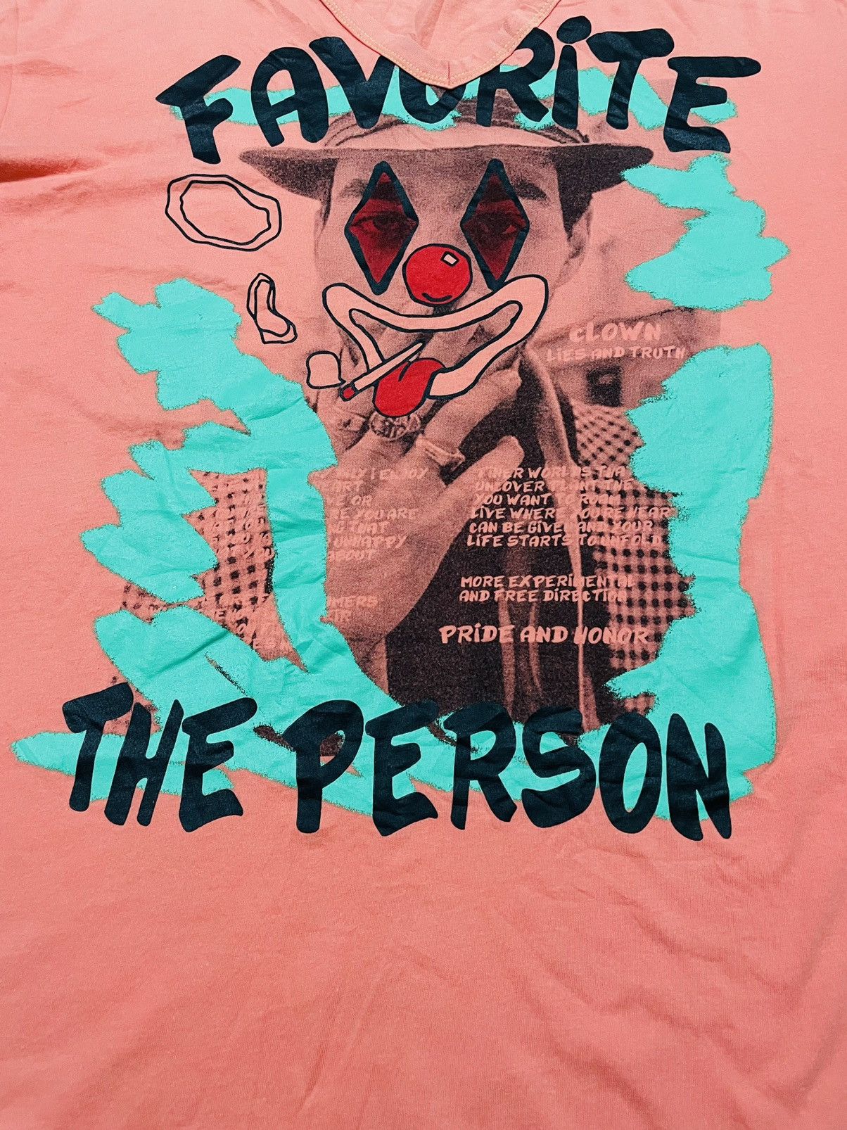 PPFM 🔥BEST OFFER🔥Vintage PPFM Favorite The Person Joker Photo Tee Size US L / EU 52-54 / 3 - 3 Thumbnail