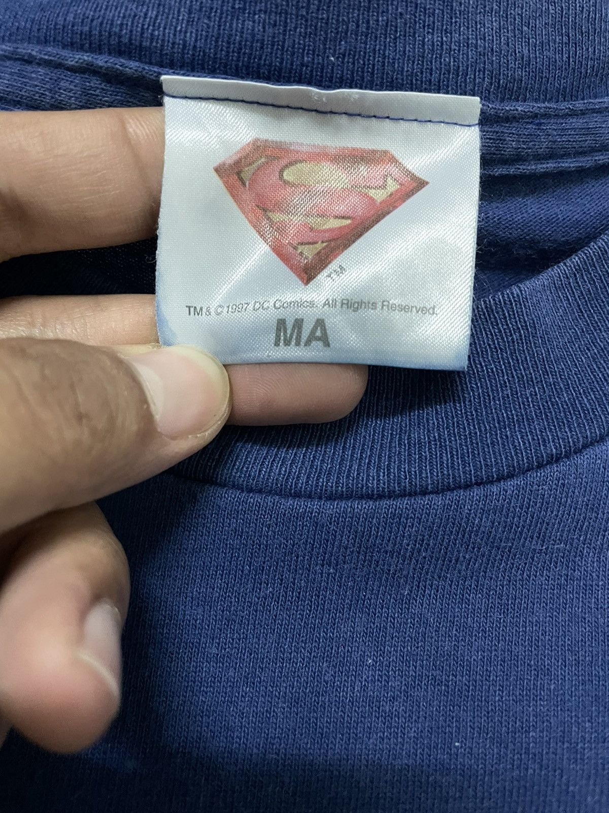 Vintage Vintage Tm&1997 Dc Comics Movie Superman Tshirt Size US M / EU 48-50 / 2 - 5 Thumbnail
