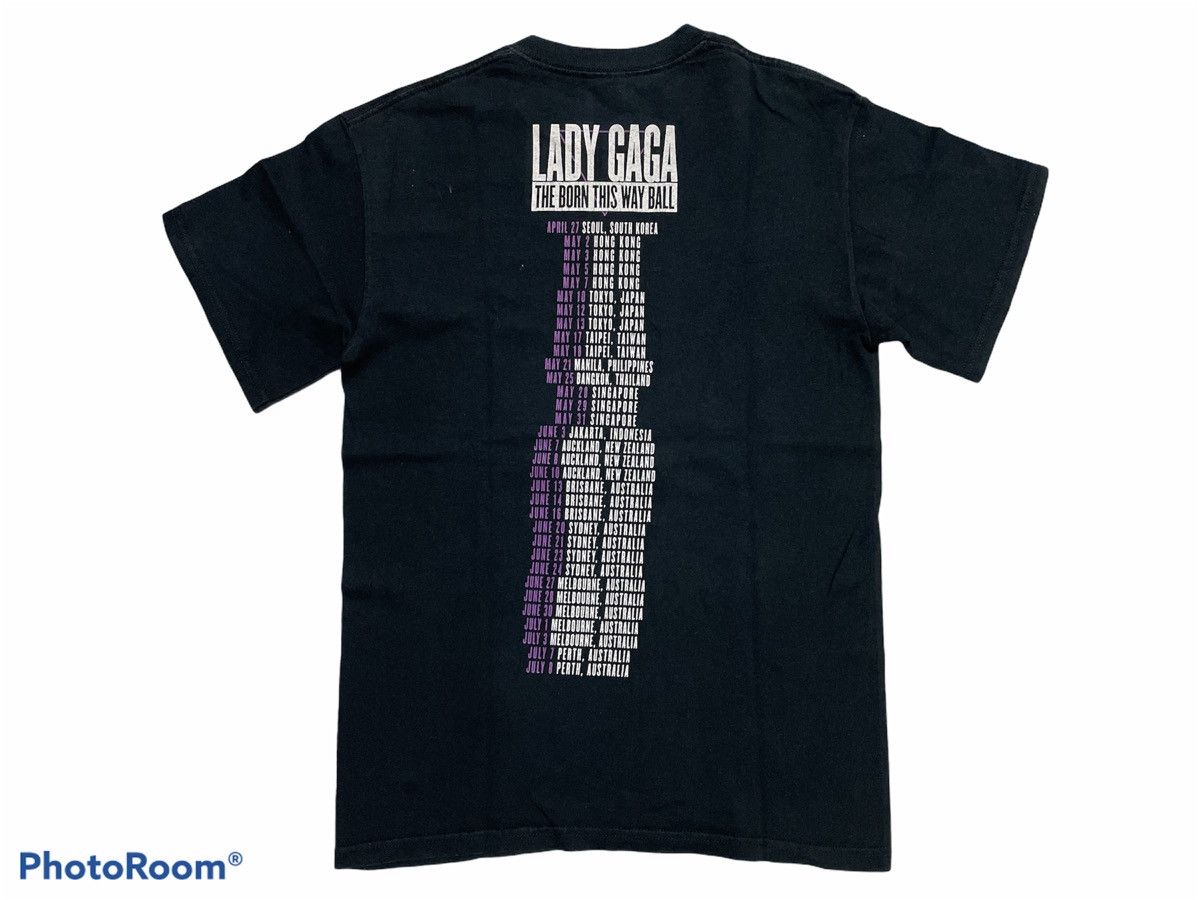 Other Vintage Lady Gaga Tour Tees The Born This Way Ball Size US M / EU 48-50 / 2 - 2 Thumbnail