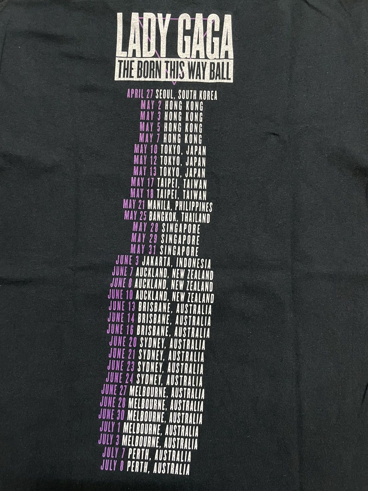 Other Vintage Lady Gaga Tour Tees The Born This Way Ball Size US M / EU 48-50 / 2 - 4 Thumbnail