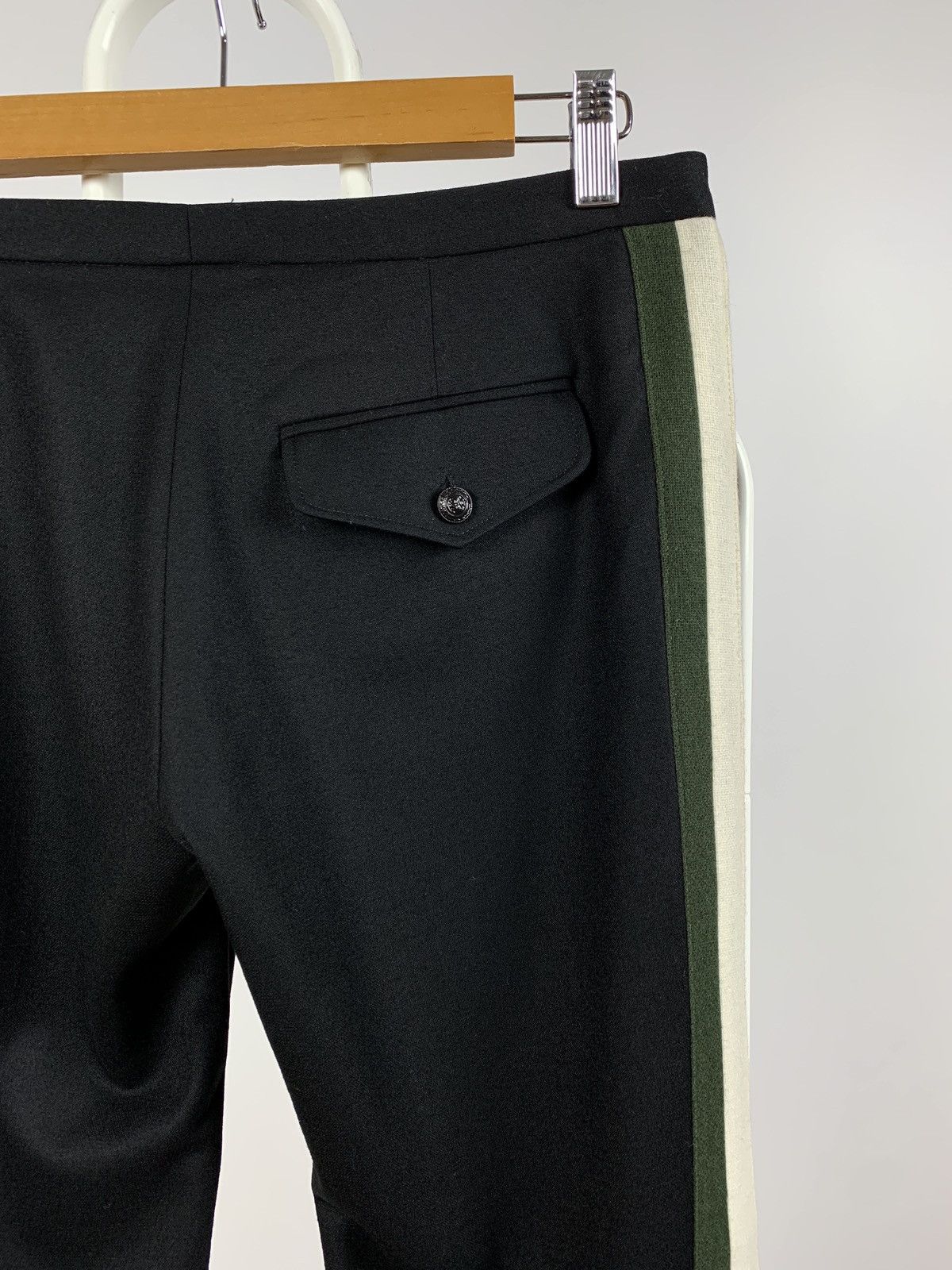 Balenciaga Women’s Balenciaga Paris Wool Trousers Pants Size 27" / US 4 / IT 40 - 4 Thumbnail