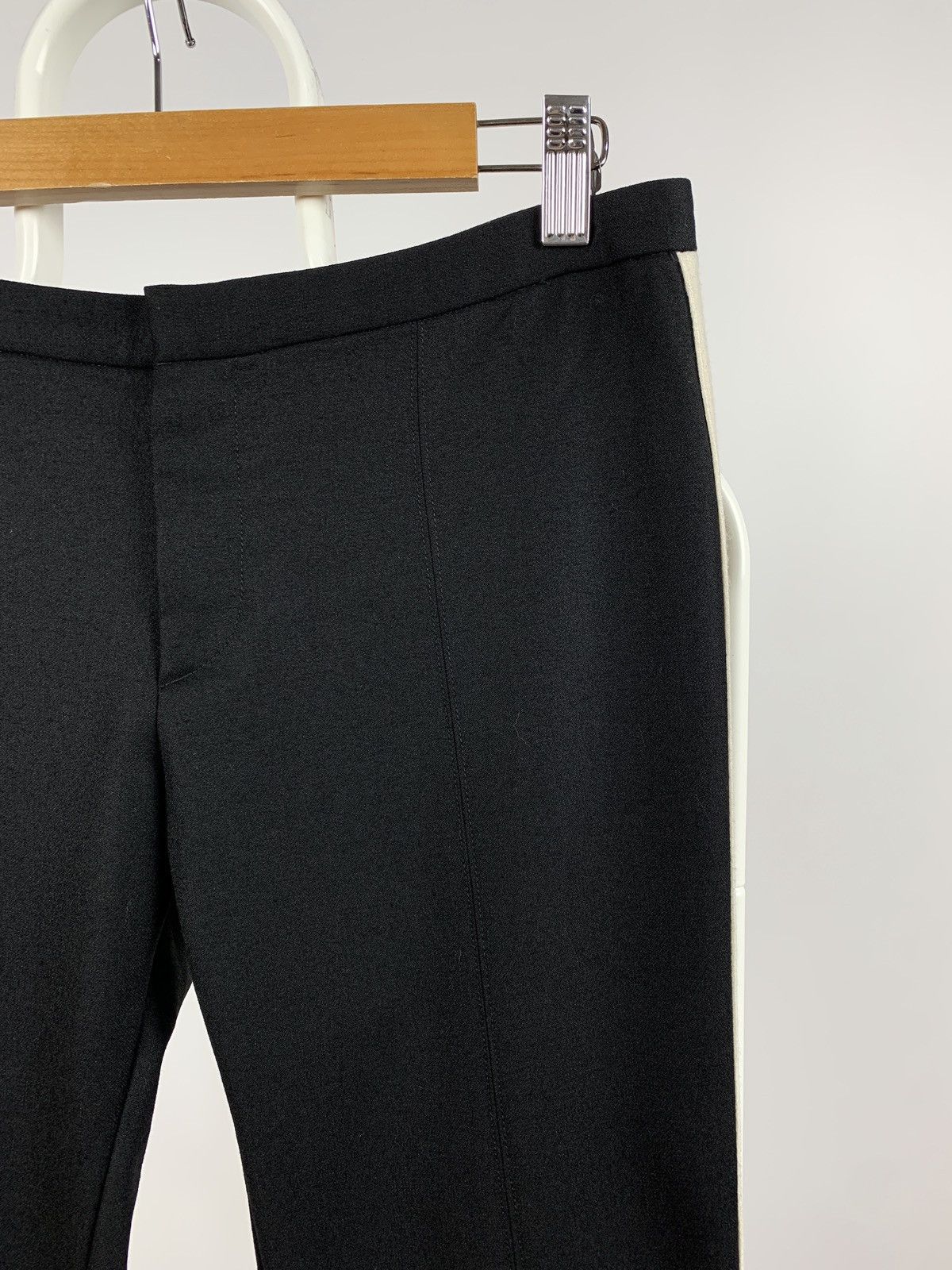 Balenciaga Women’s Balenciaga Paris Wool Trousers Pants Size 27" / US 4 / IT 40 - 6 Thumbnail