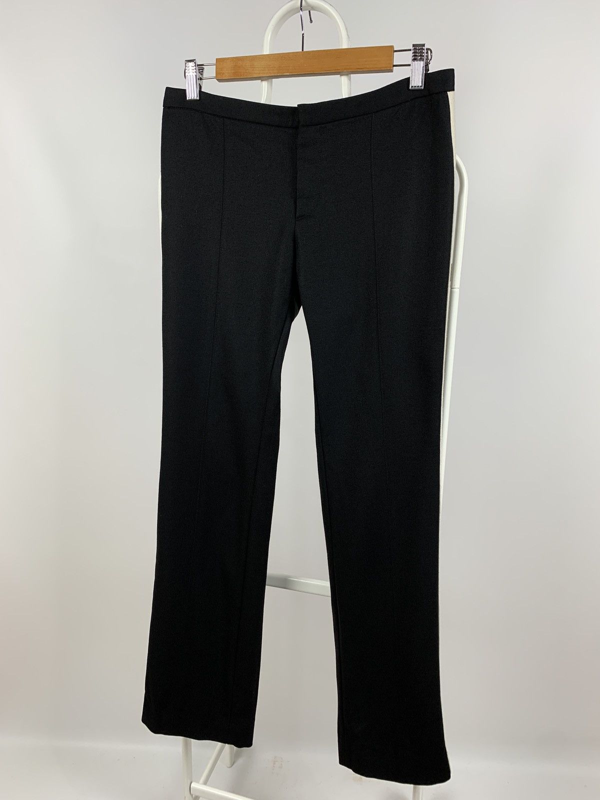 Balenciaga Women’s Balenciaga Paris Wool Trousers Pants Size 27" / US 4 / IT 40 - 2 Thumbnail