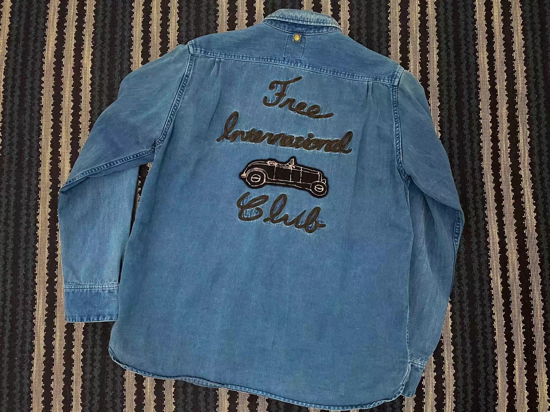 Visvim indigo shirt size 3