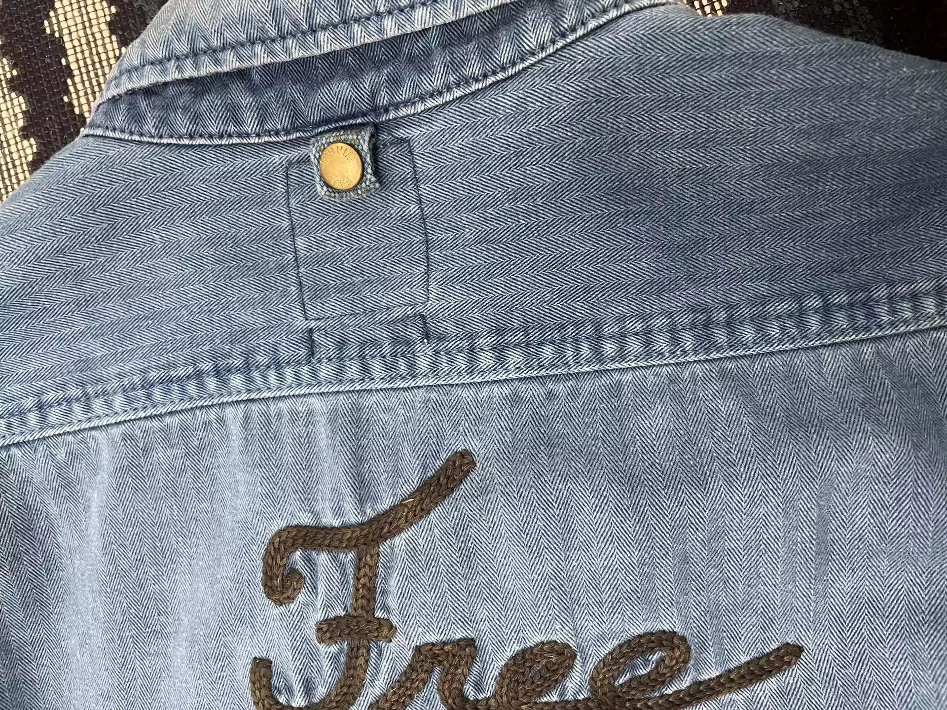 Visvim indigo shirt size 3