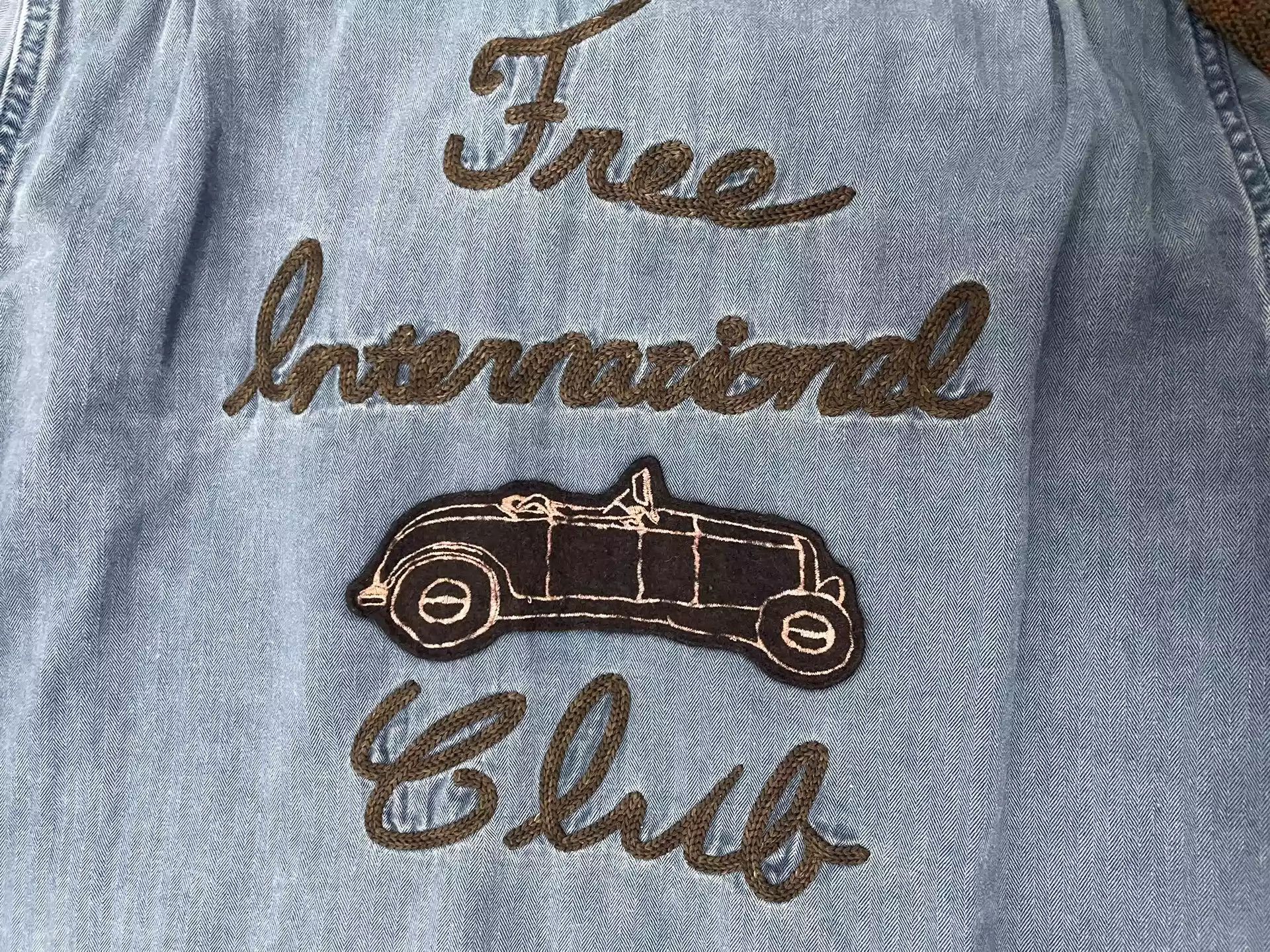 Visvim indigo shirt size 3