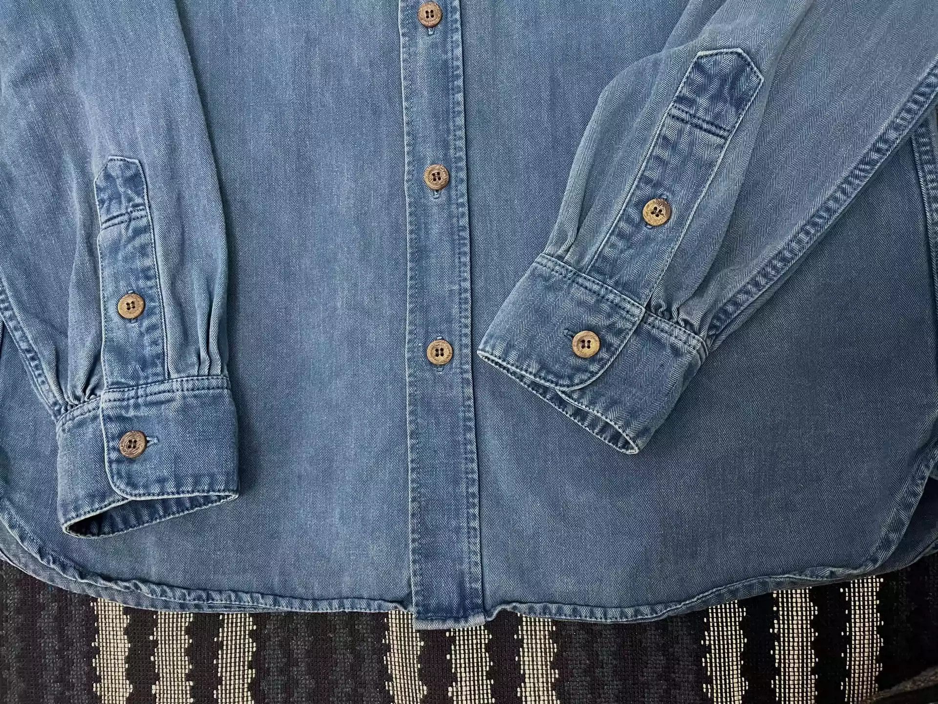 Visvim indigo shirt size 3