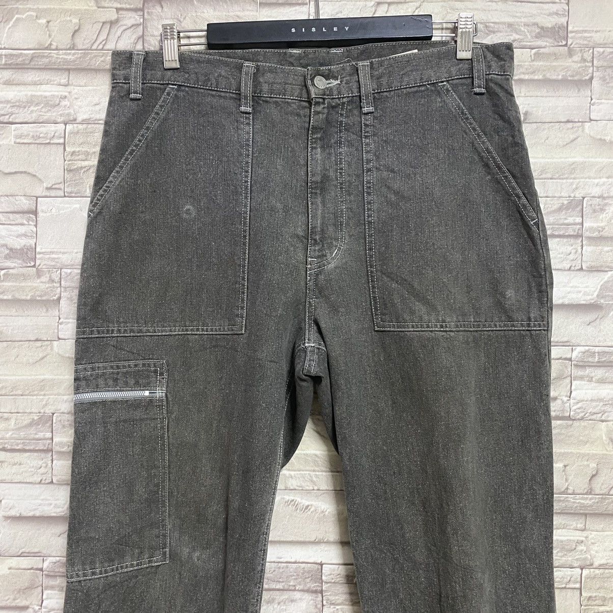 Engineered Garments MACKDADDY Denim Fatigue Long Zipper Parachute Pants Size US 34 / EU 50 - 4 Thumbnail