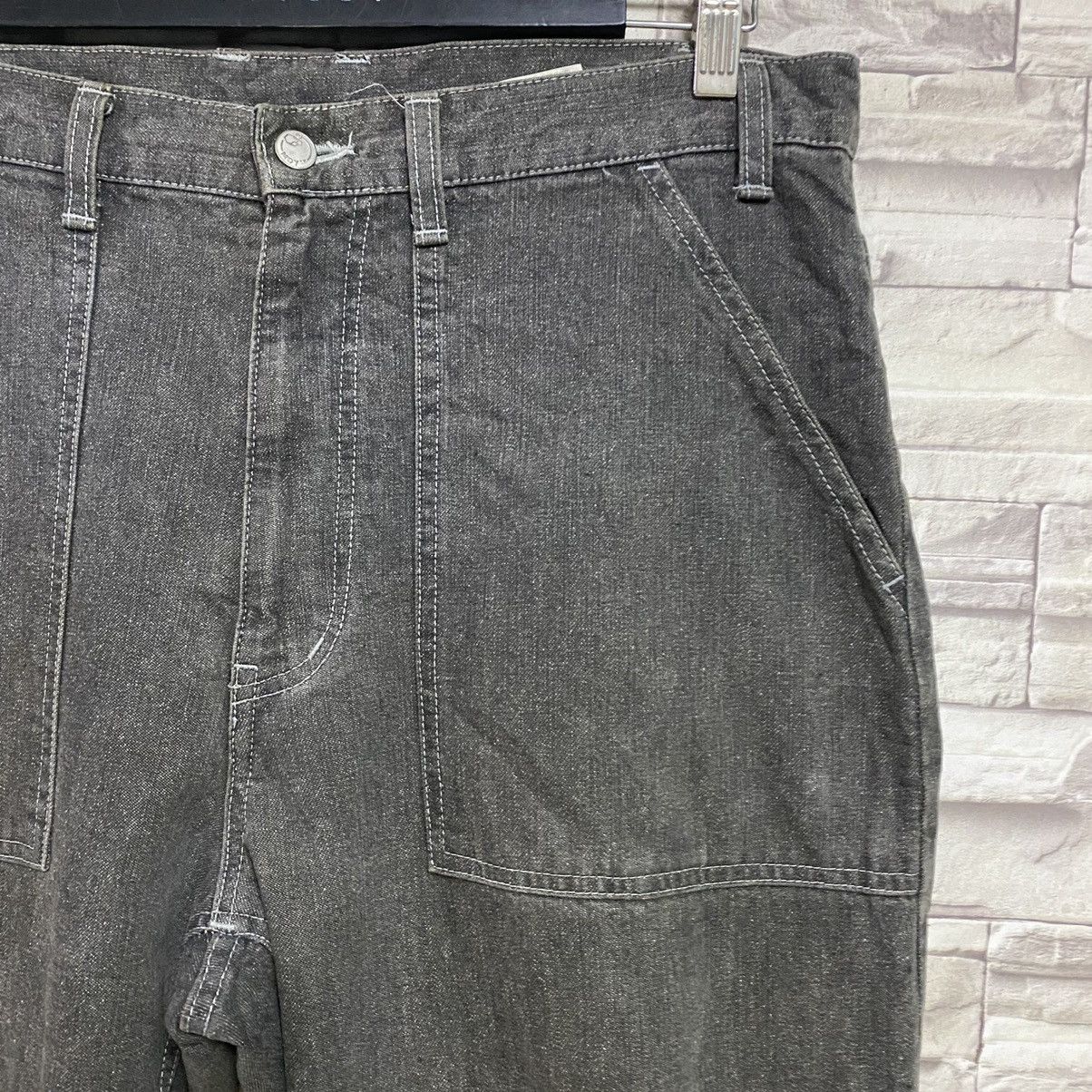 Engineered Garments MACKDADDY Denim Fatigue Long Zipper Parachute Pants Size US 34 / EU 50 - 6 Thumbnail