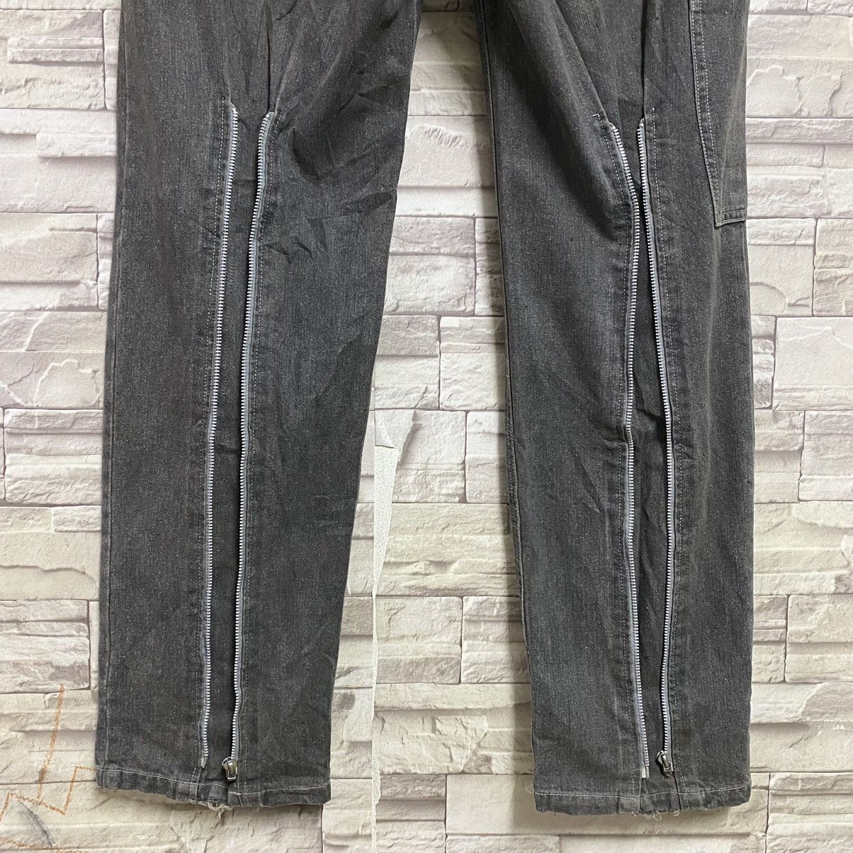 Engineered Garments MACKDADDY Denim Fatigue Long Zipper Parachute Pants Size US 34 / EU 50 - 17 Thumbnail