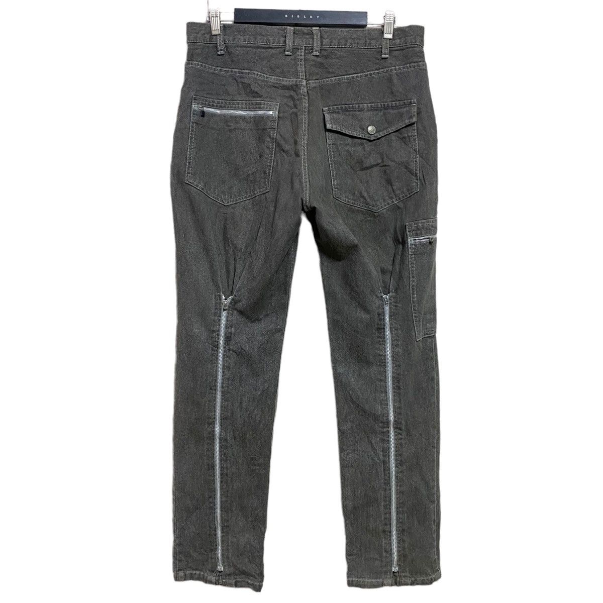 Engineered Garments MACKDADDY Denim Fatigue Long Zipper Parachute Pants Size US 34 / EU 50 - 1 Thumbnail