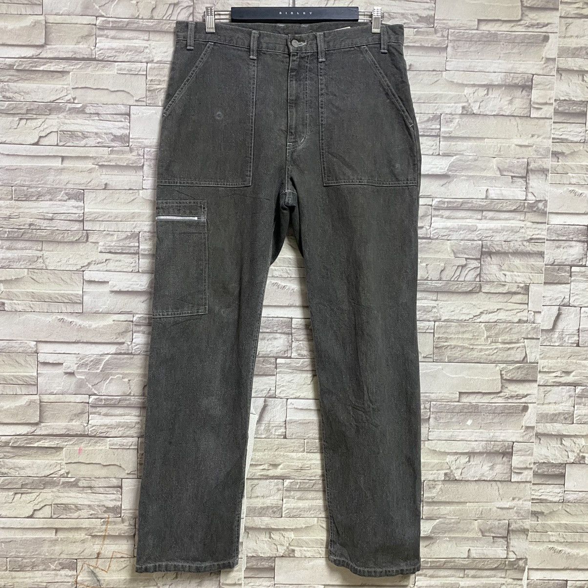 Engineered Garments MACKDADDY Denim Fatigue Long Zipper Parachute Pants Size US 34 / EU 50 - 3 Thumbnail