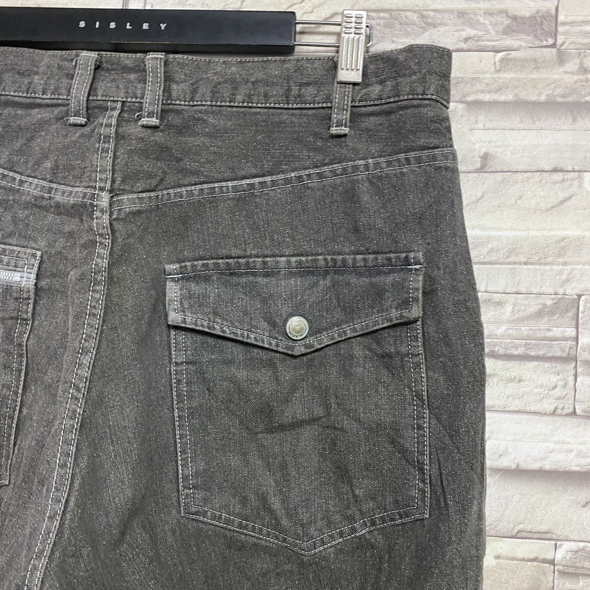 Engineered Garments MACKDADDY Denim Fatigue Long Zipper Parachute Pants Size US 34 / EU 50 - 12 Thumbnail