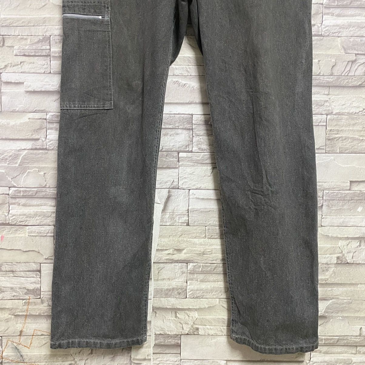 Engineered Garments MACKDADDY Denim Fatigue Long Zipper Parachute Pants Size US 34 / EU 50 - 8 Thumbnail