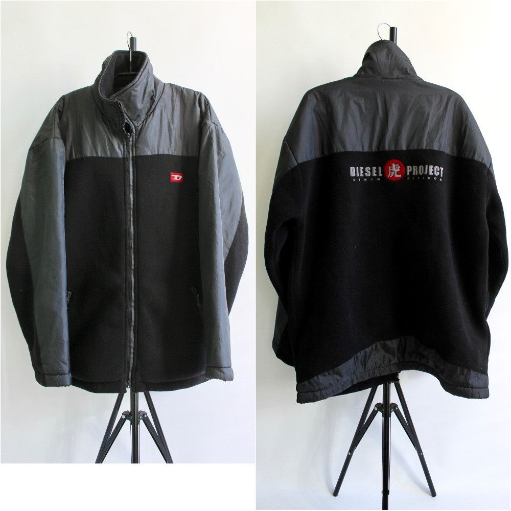 Diesel 90's DIESEL Project Streetwear Jacket XL Black Size US XL / EU 56 / 4 - 1 Thumbnail