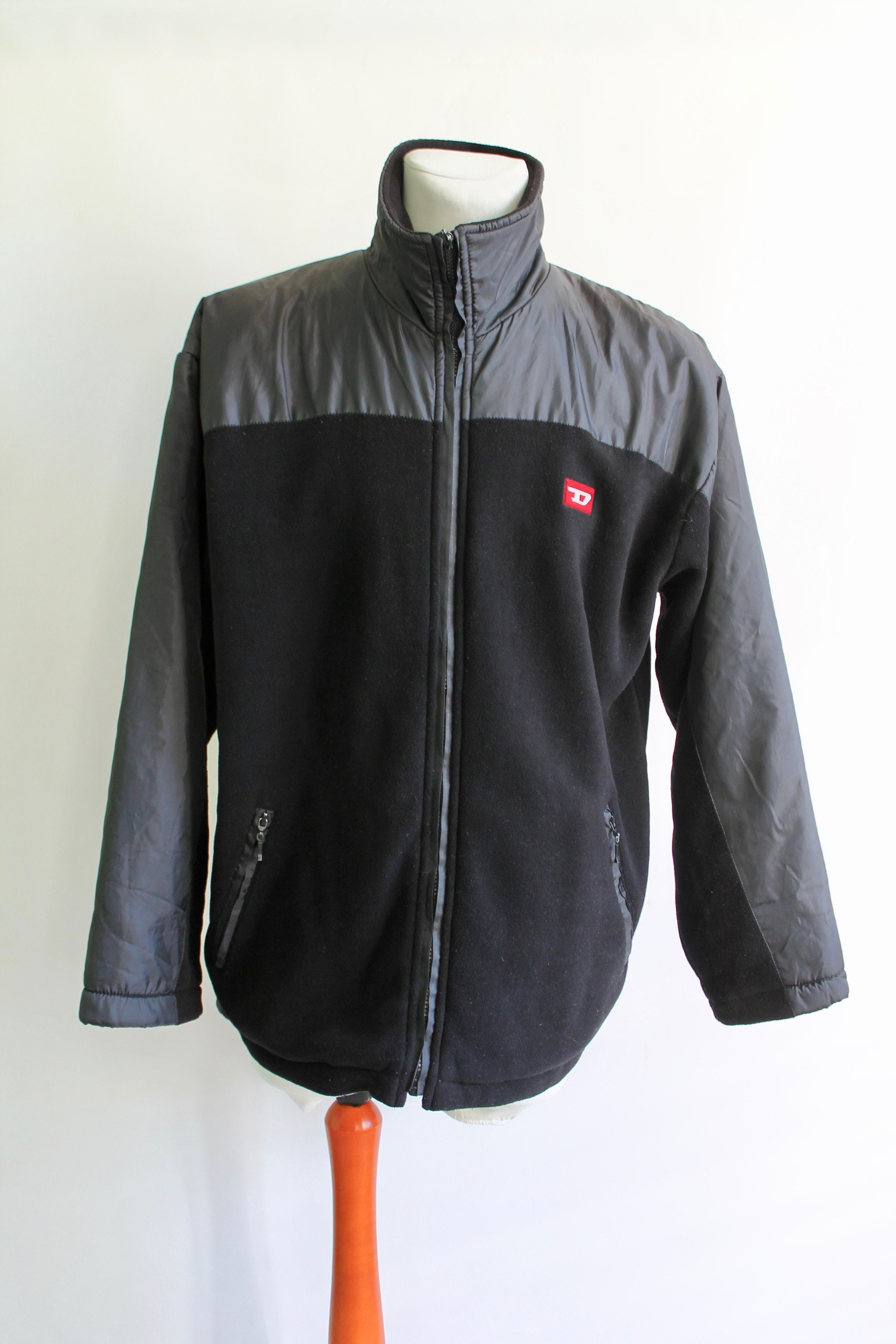 Diesel 90's DIESEL Project Streetwear Jacket XL Black Size US XL / EU 56 / 4 - 2 Thumbnail