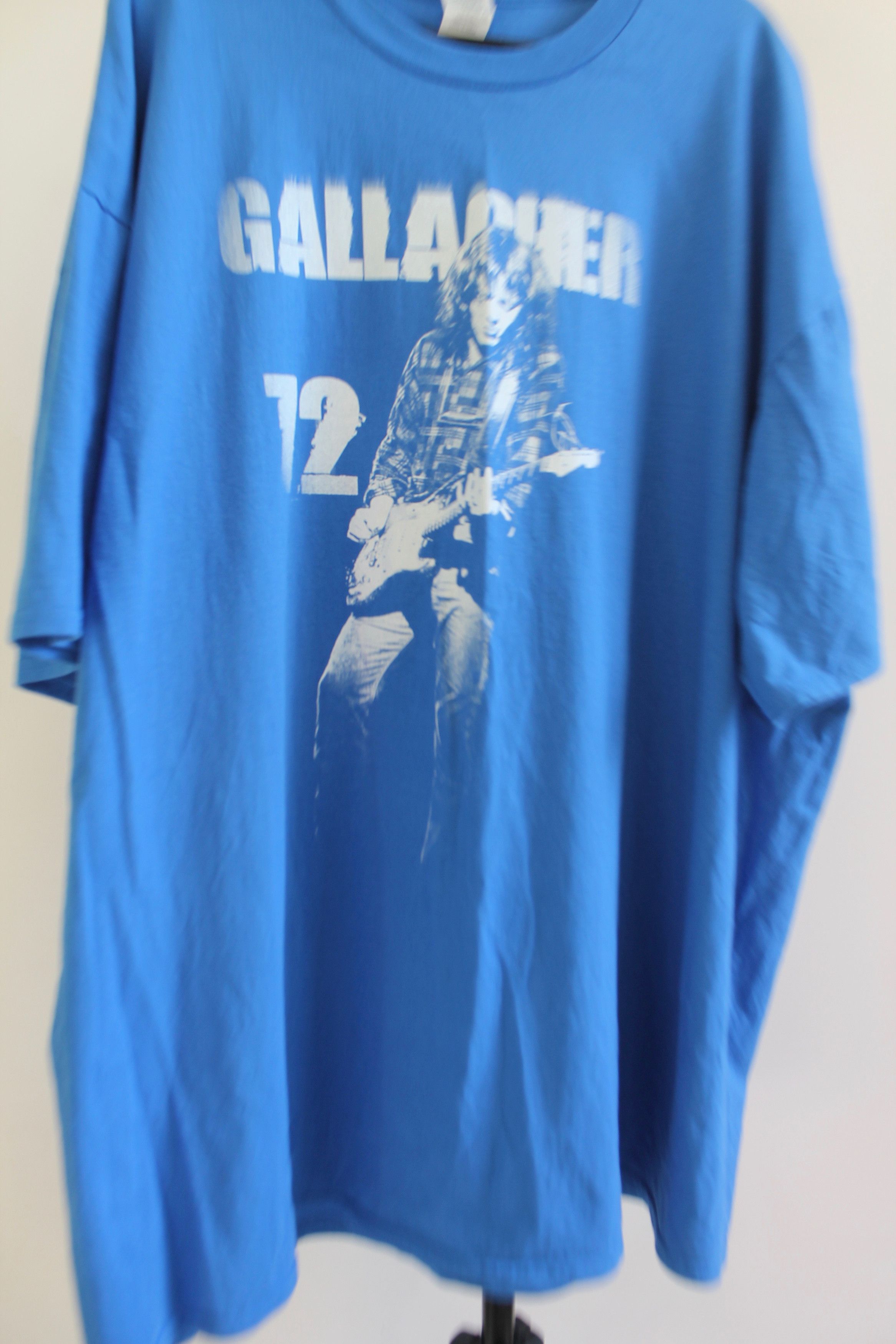 Band Tees Liam Gallagher Oasis Blue t shirt 3XL rock Size US XXL / EU 58 / 5 - 5 Thumbnail