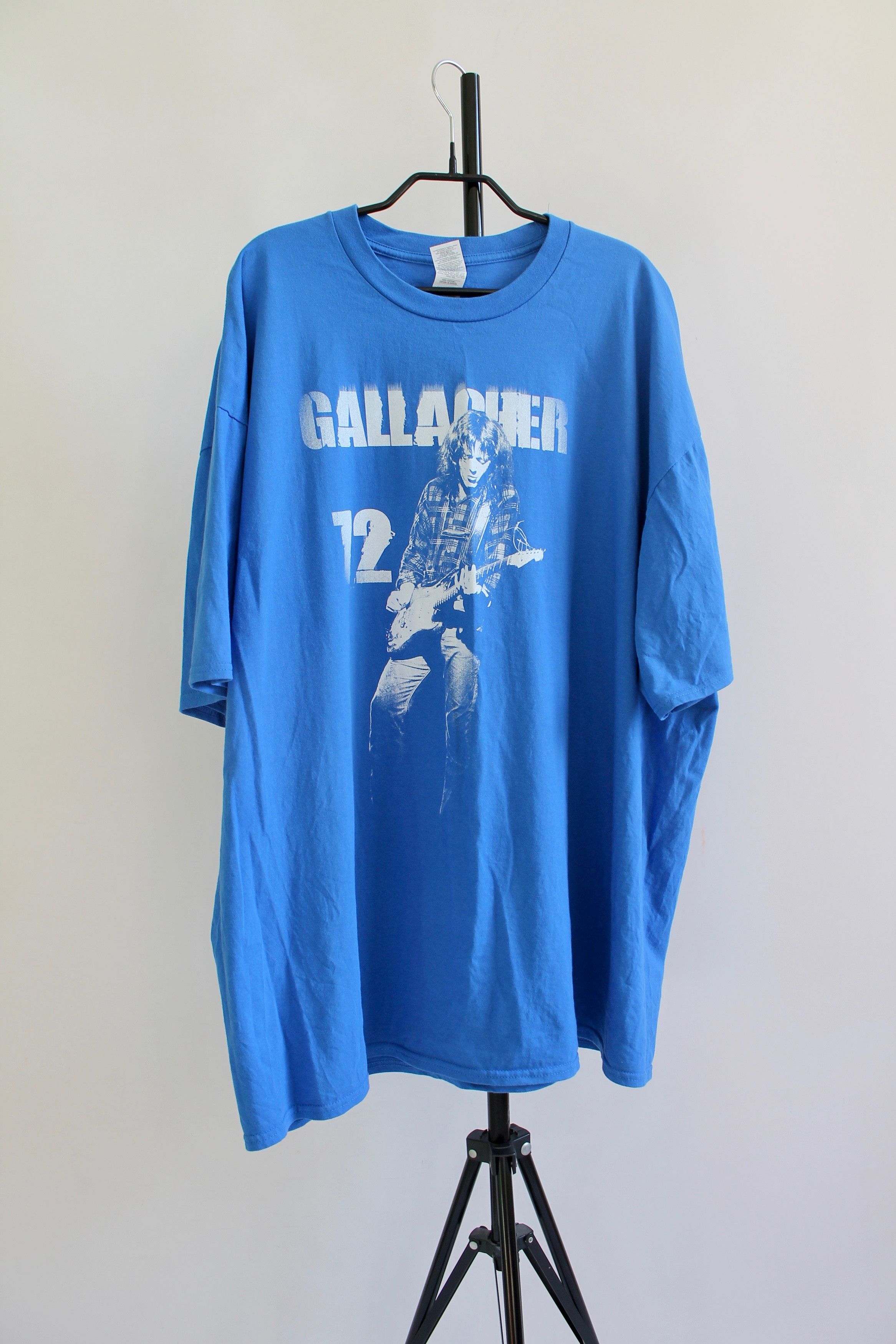 Band Tees Liam Gallagher Oasis Blue t shirt 3XL rock Size US XXL / EU 58 / 5 - 1 Thumbnail