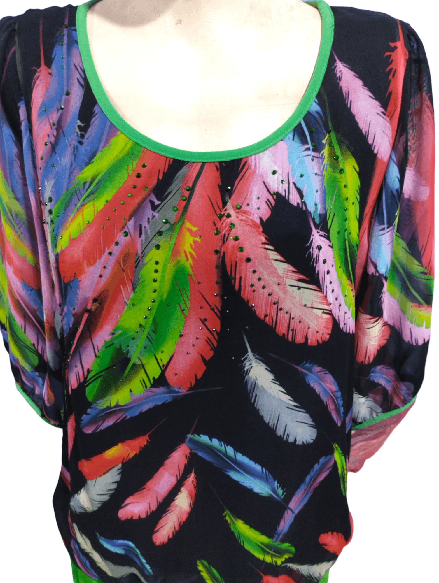 Designer × Issey Miyake × Tsumori Chisato Tsumori Chisato Dress Feather Pattern Size S / US 4 / IT 40 - 3 Thumbnail