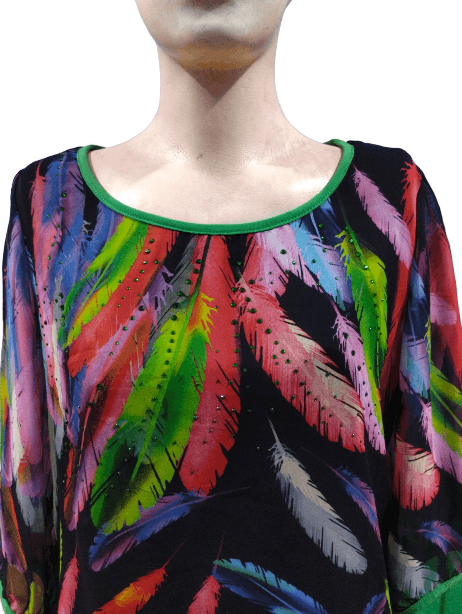 Designer × Issey Miyake × Tsumori Chisato Tsumori Chisato Dress Feather Pattern Size S / US 4 / IT 40 - 2 Thumbnail