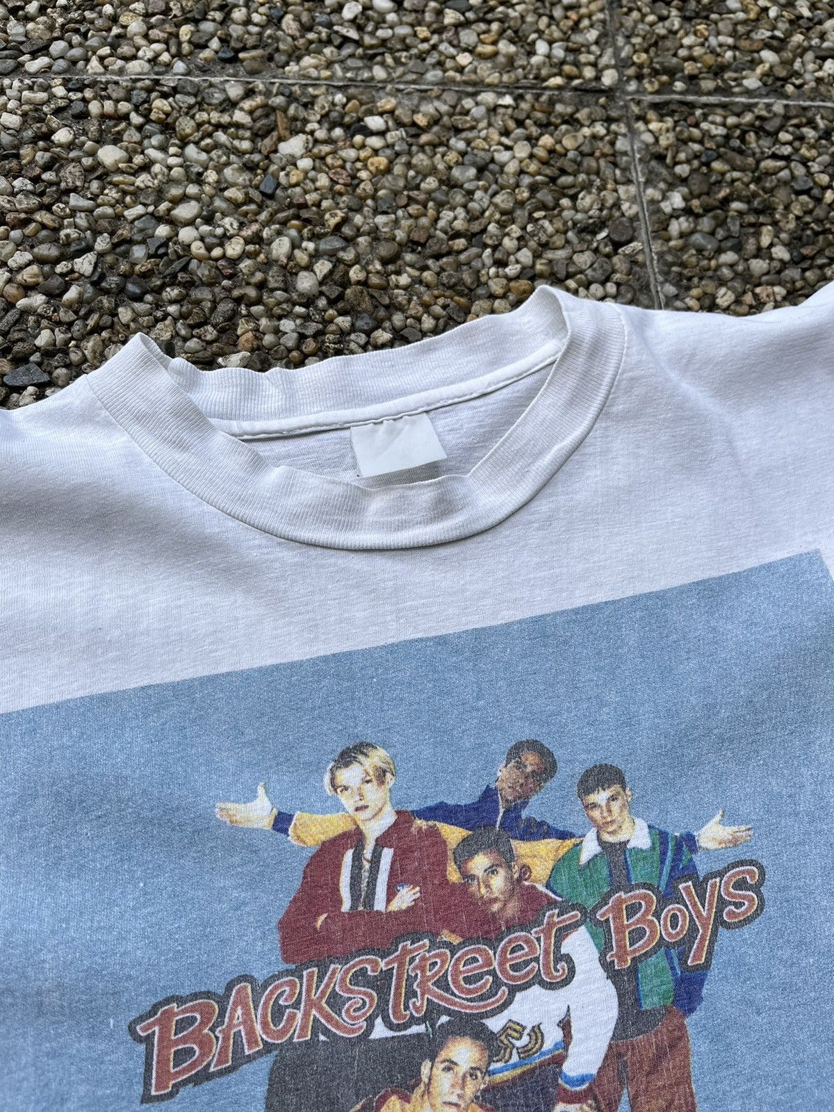 Band Tees × Vintage Vintage Backstreet Boys 90s Single Stitch Tee Size US S / EU 44-46 / 1 - 4 Thumbnail