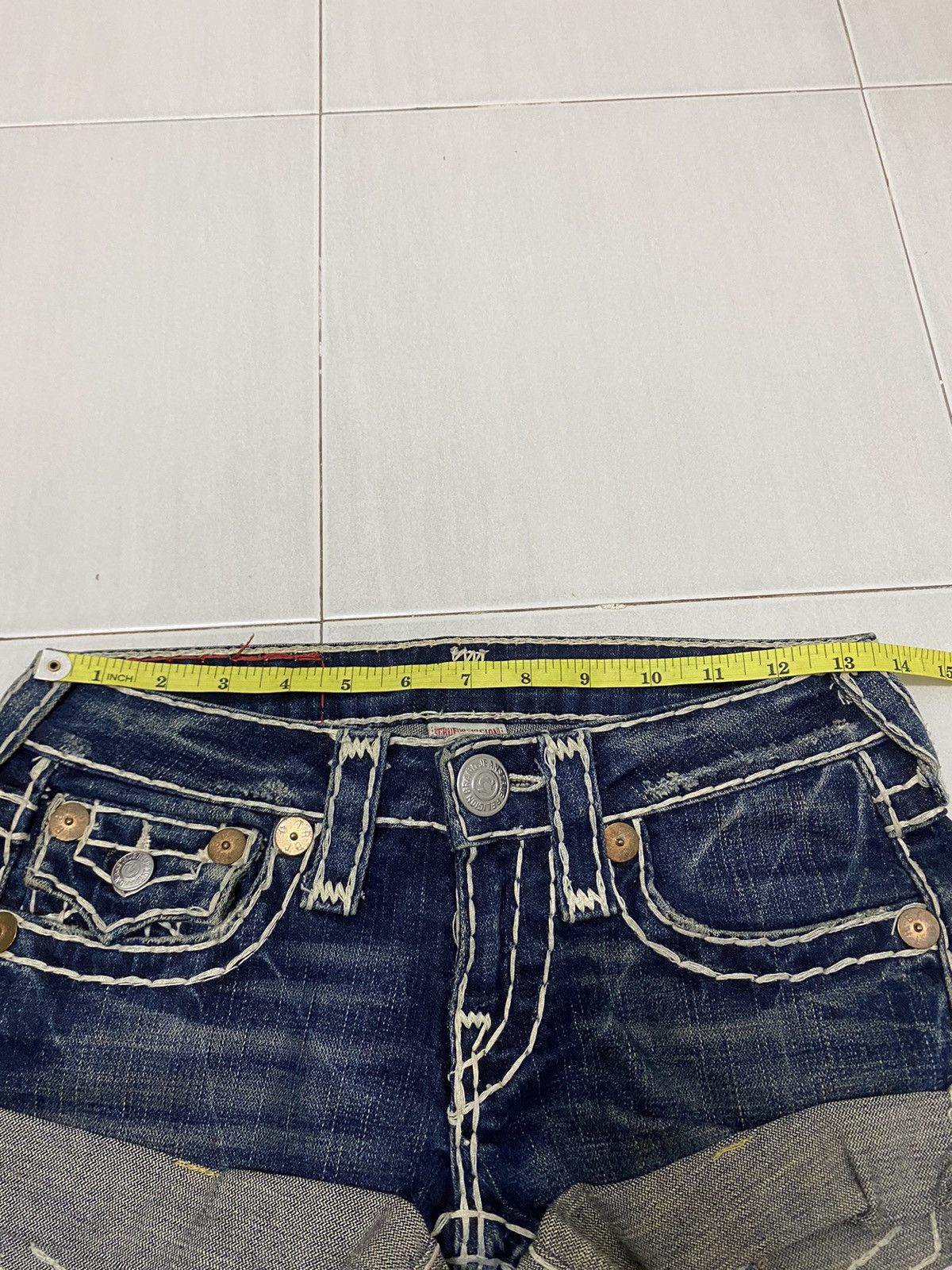 Other TRUE RELIGION DENIM SHORTPANTS MADE IN USA Size 25" / US 0 / IT 36 - 7 Thumbnail