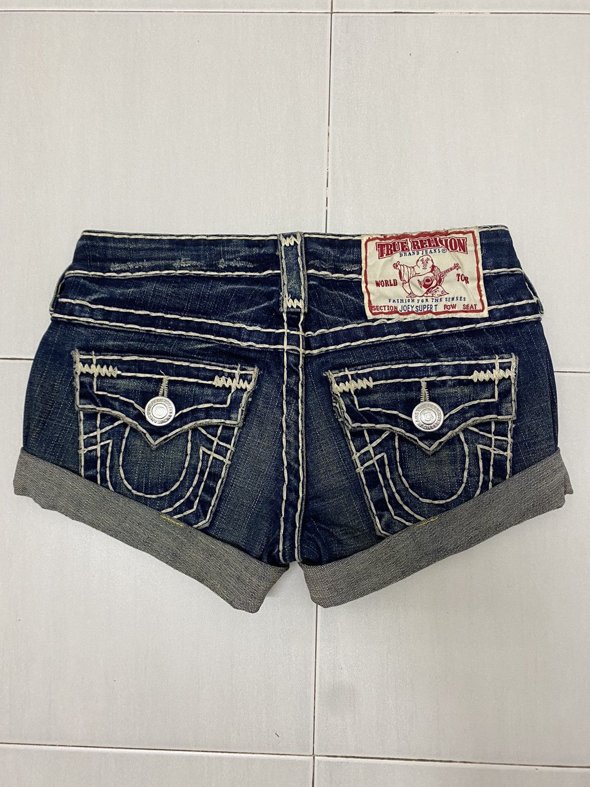 Other TRUE RELIGION DENIM SHORTPANTS MADE IN USA Size 25" / US 0 / IT 36 - 2 Thumbnail