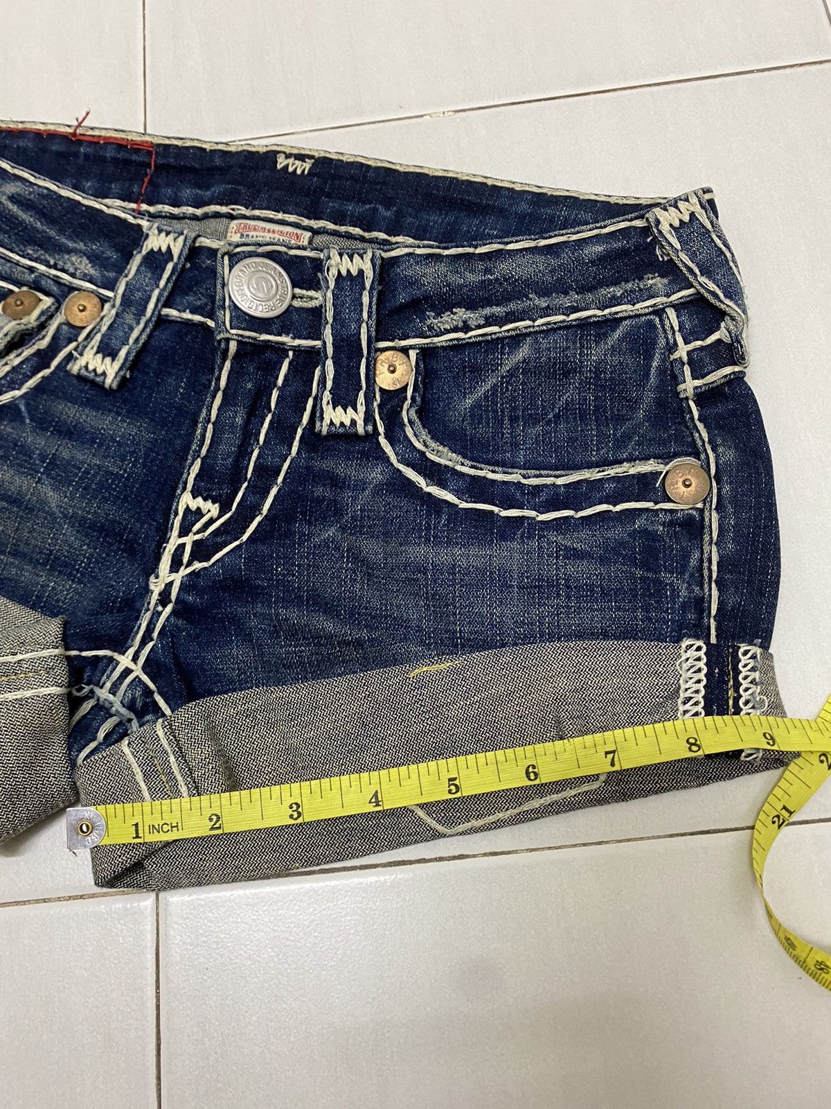 Other TRUE RELIGION DENIM SHORTPANTS MADE IN USA Size 25" / US 0 / IT 36 - 8 Thumbnail